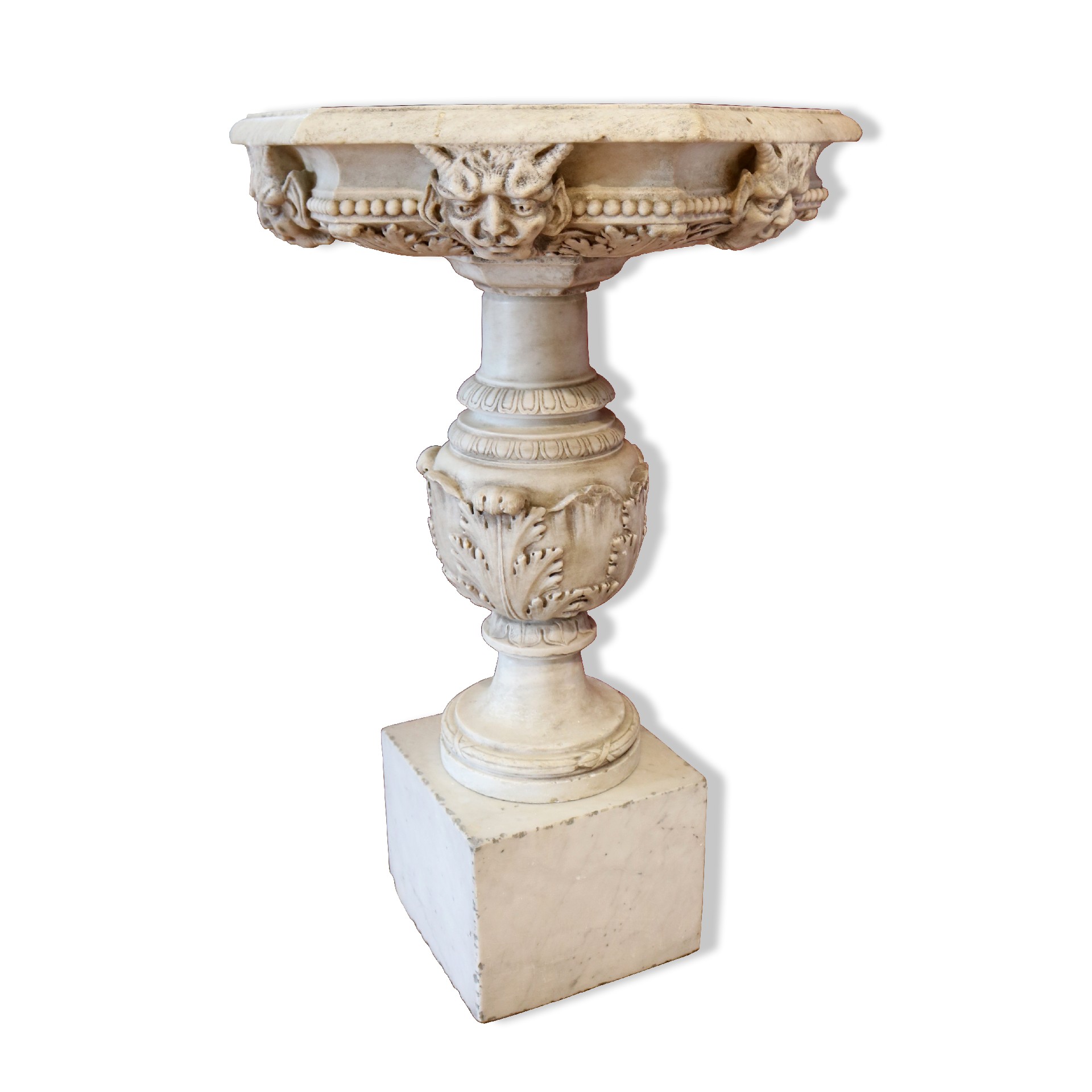 Antica fontana in marmo. Epoca 1700. - Fontane Antiche - Arredo Giardino - Prodotti - Antichità Fiorillo