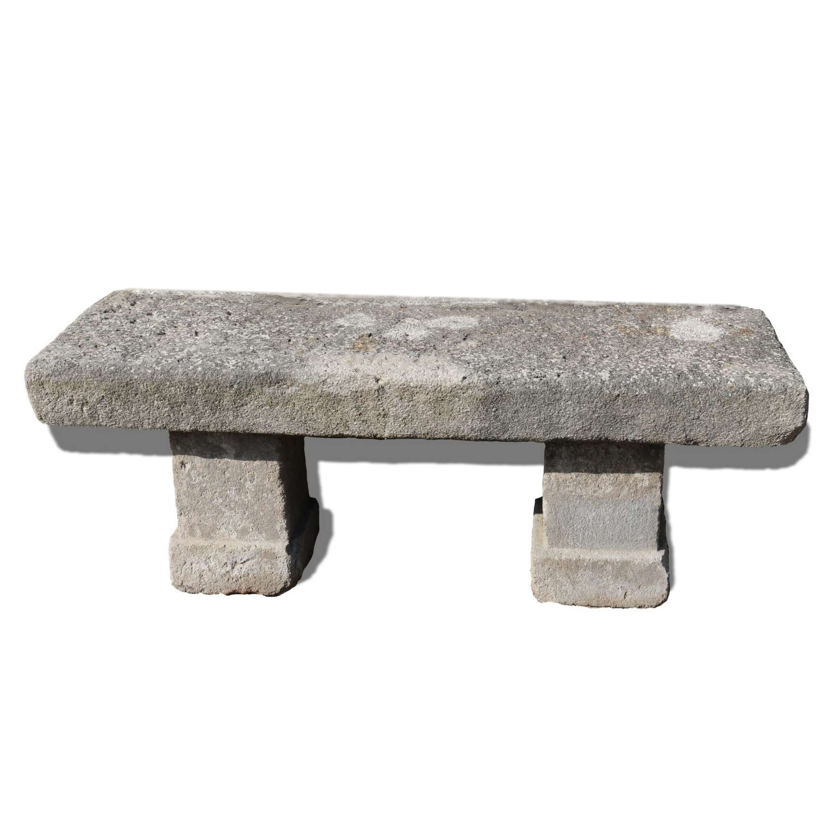 Antica panchina in pietra. Epoca 1800. - 1