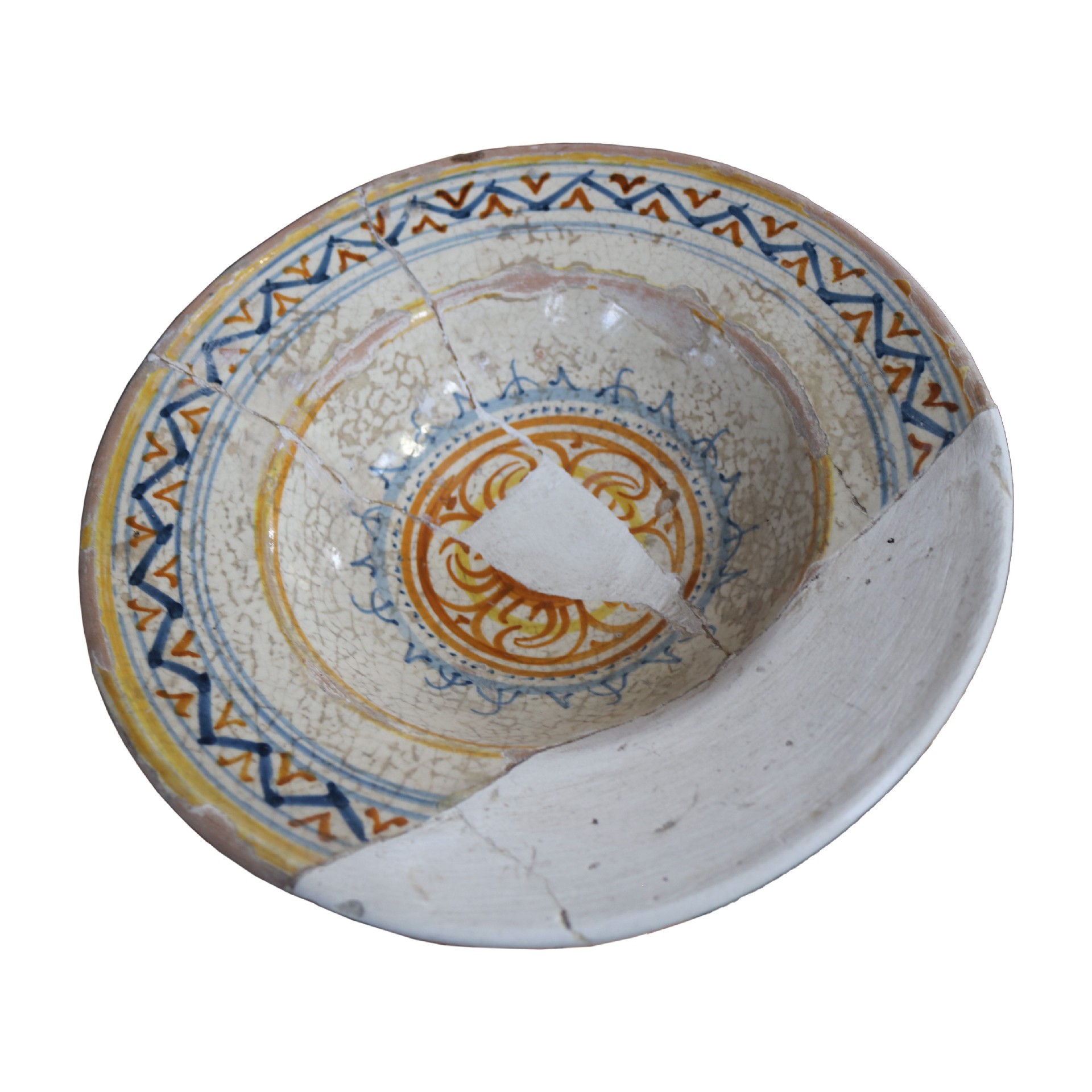 Antico piatto in maiolica. Epoca XVI secolo. - Ceramiche - Oggettistica - Prodotti - Antichità Fiorillo