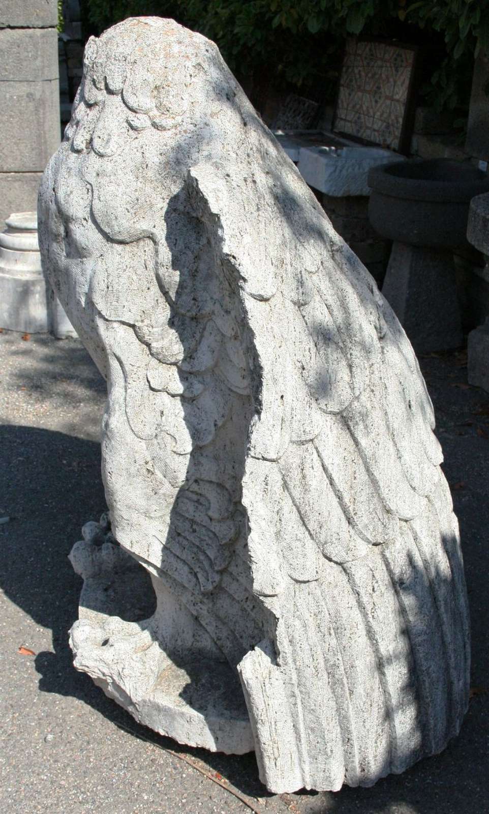 Antica statua in pietra. Epoca 1800. - 1