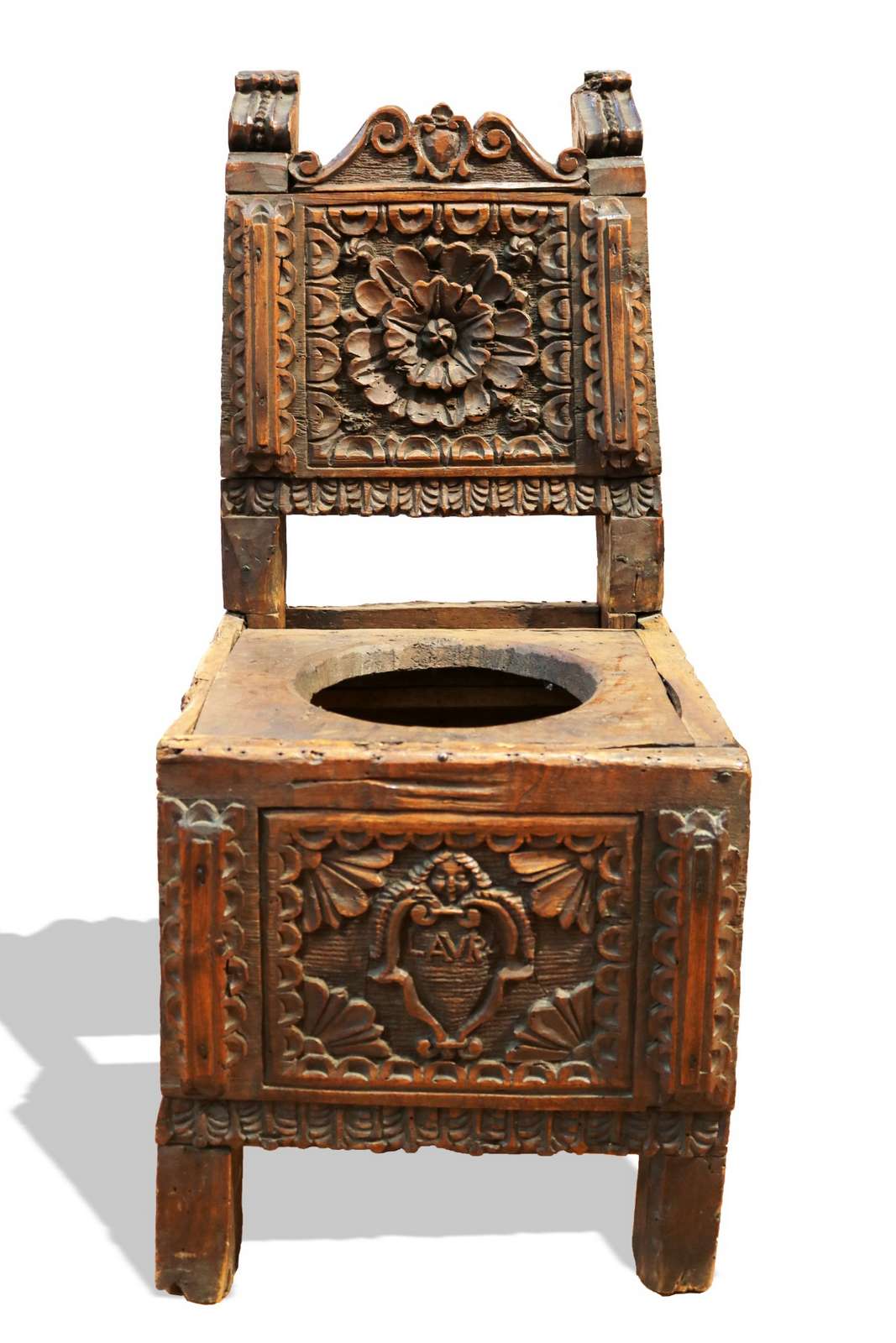 Particolare sedia antica in legno. Epoca 1500. - Salotti e Sedie - Mobili antichi - Prodotti - Antichità Fiorillo