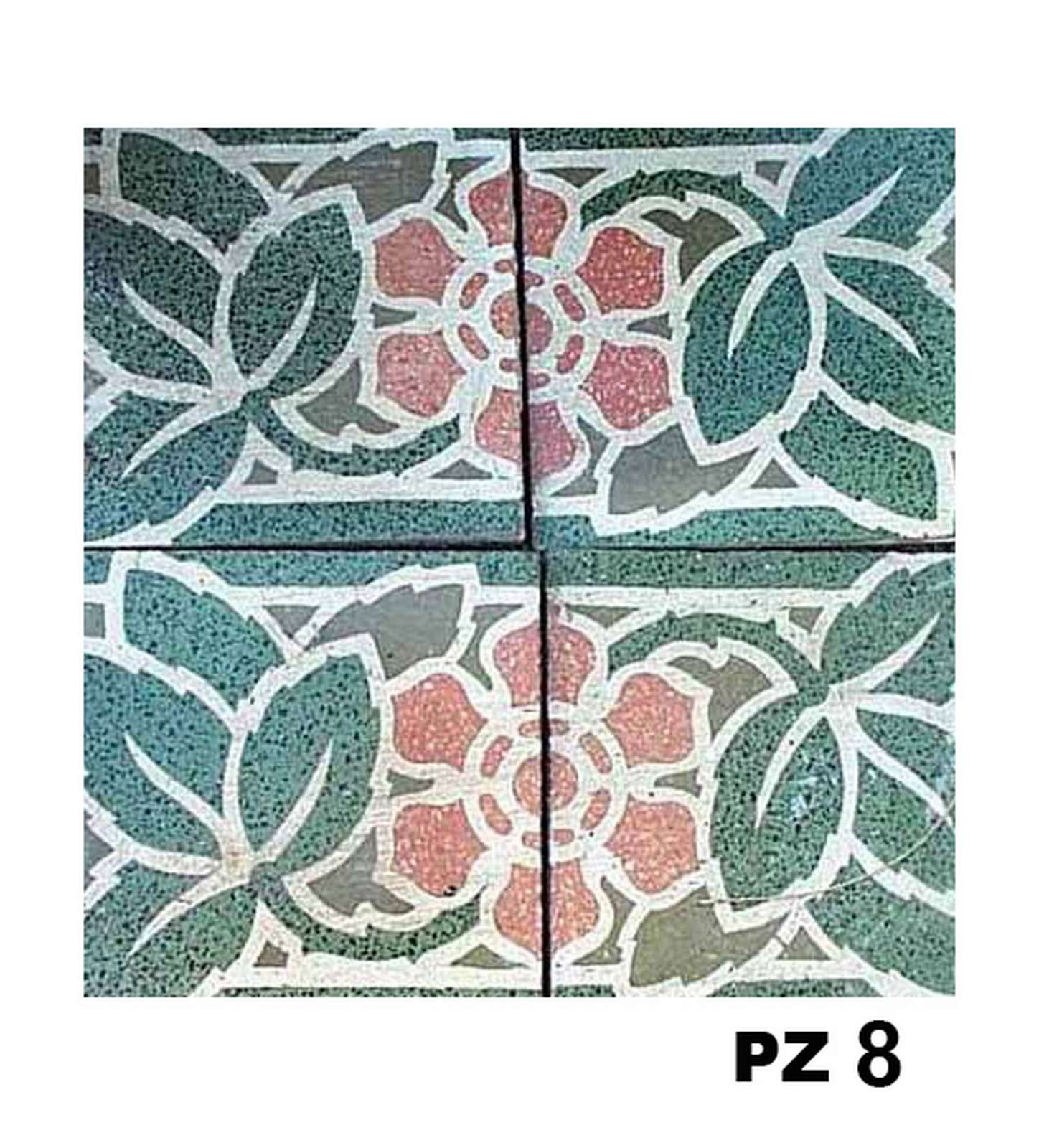 Antica pavimentazione i graniglia. cm.20x20 - Cementine e Graniglie - Pavimentazioni Antiche - Prodotti - Antichità Fiorillo