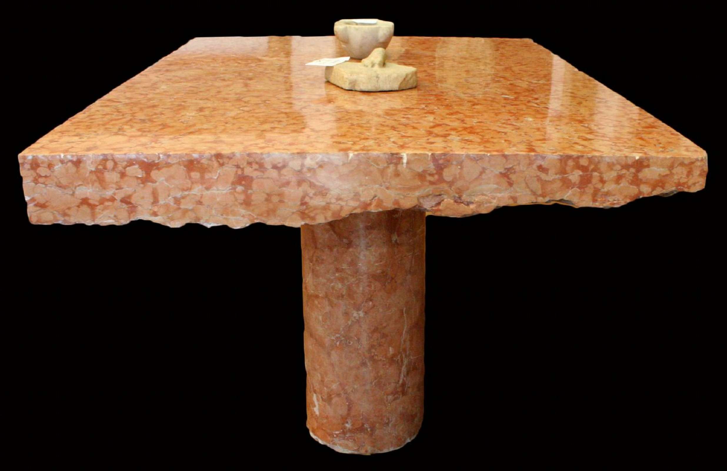 Tavolo in marmo Rosso Verona. Epoca 1800 - 1