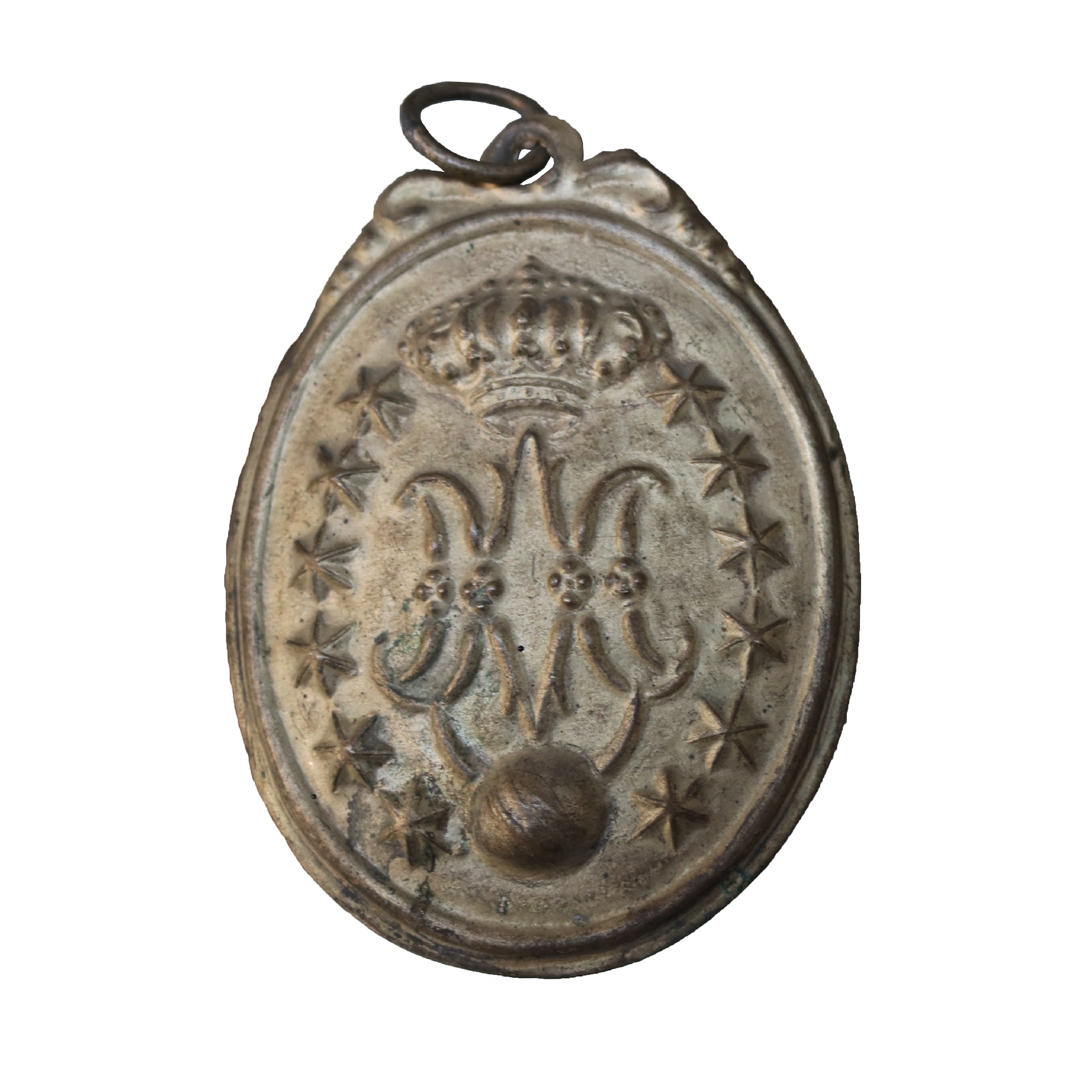 Coppia di antichi medaglioni ex voto. Epoca 1700. - 1
