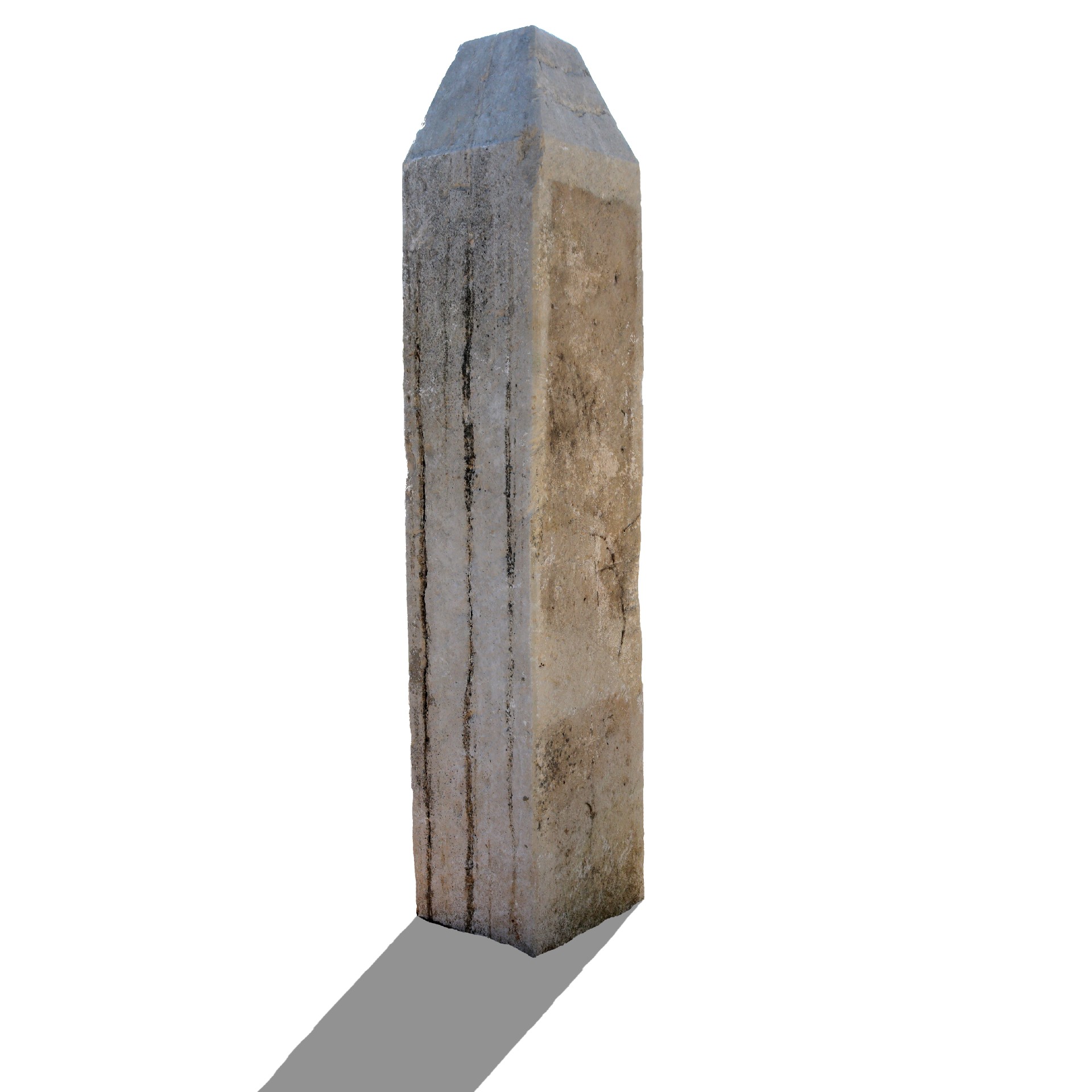 Antica colonna in pietra. Epoca 1900. - 1
