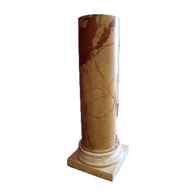 Antica colonna in marmo. Epoca 1800. 