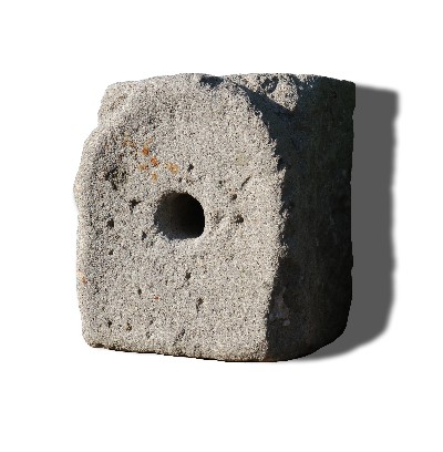 Antico pannello buttacqua in pietra. Epoca 1800. 