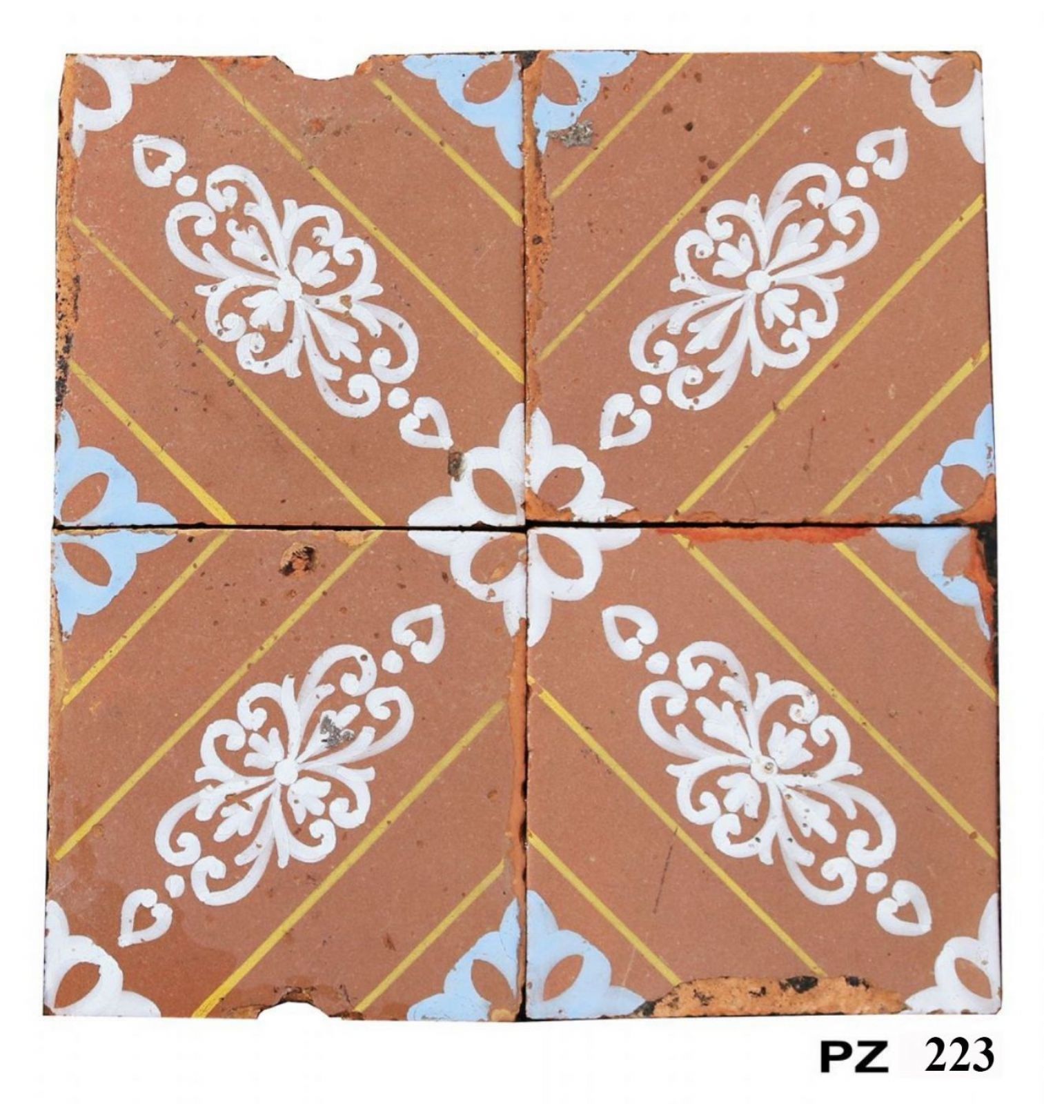 Antica pavimentazione in maiolica - 1