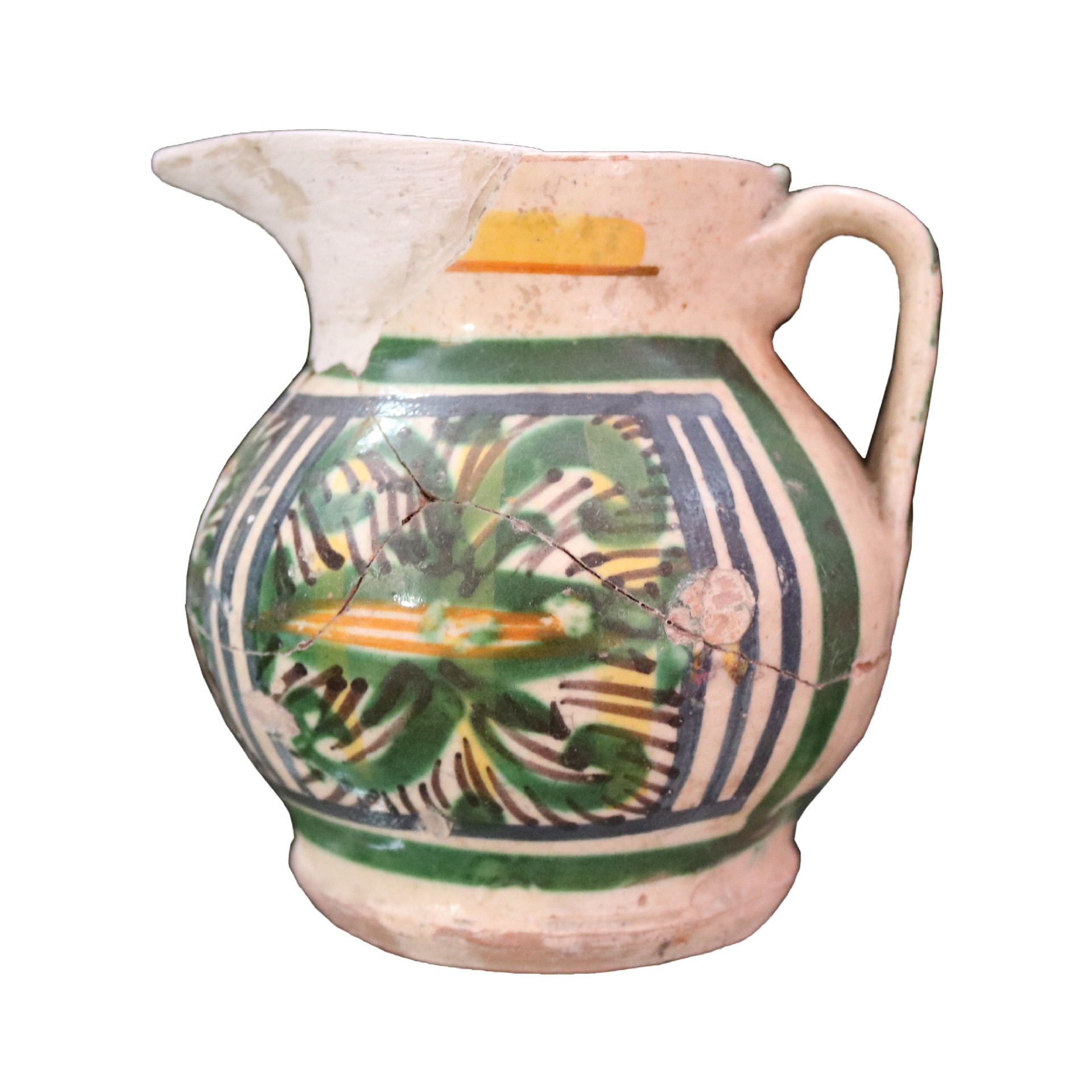 Antico boccale in maiolica. - Ceramiche - Oggettistica - Prodotti - Antichità Fiorillo