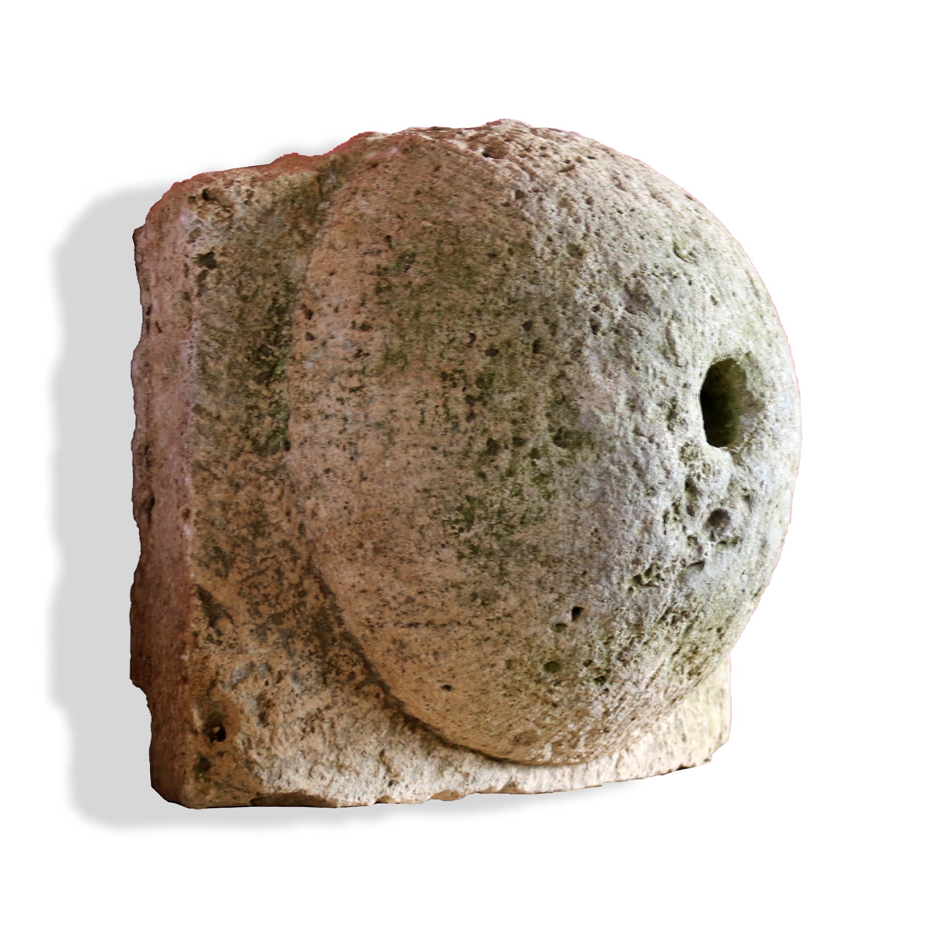Antico pannello buttacqua in pietra. - 1