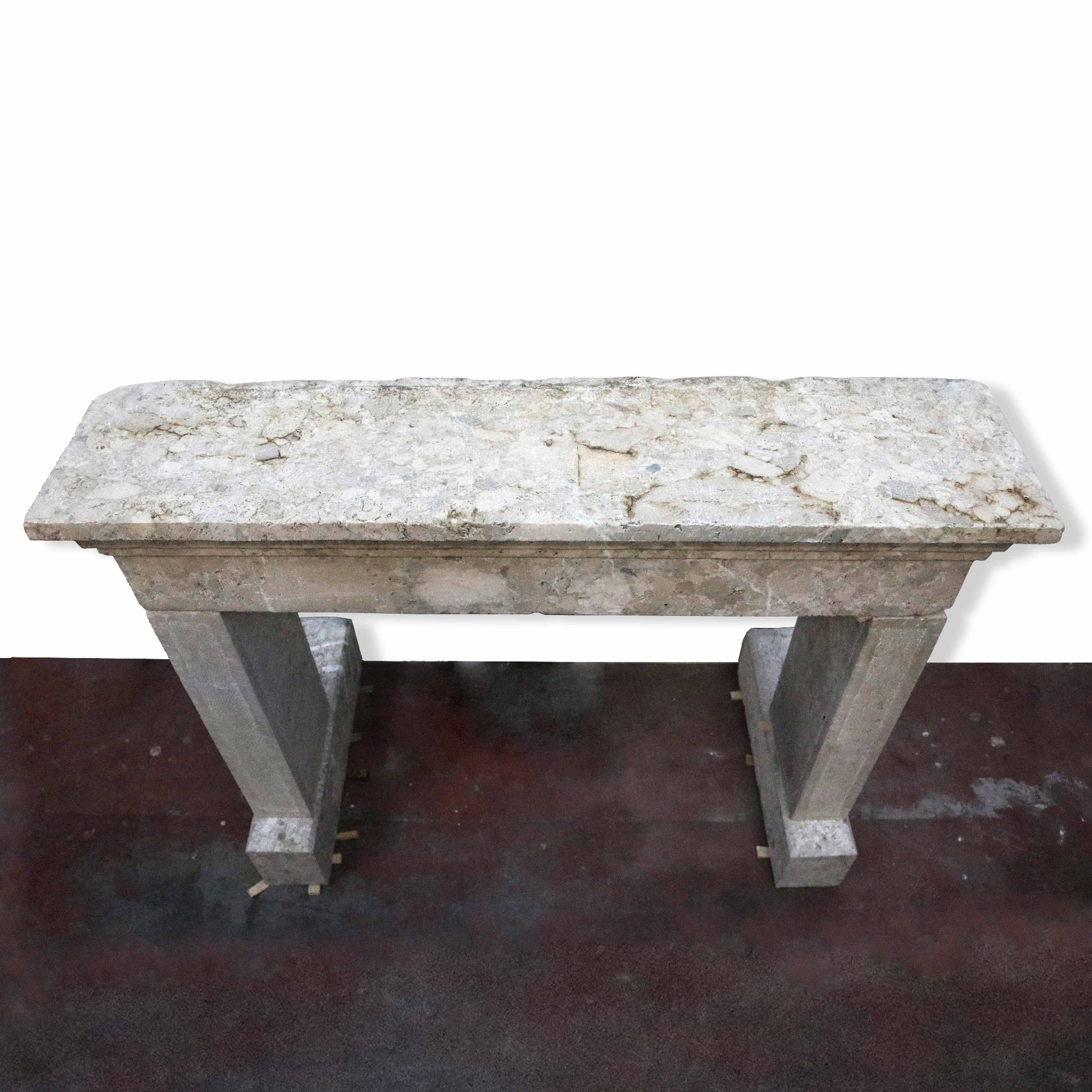 Antique stone fireplace, 127x101 cm h. Period 1800. - 1