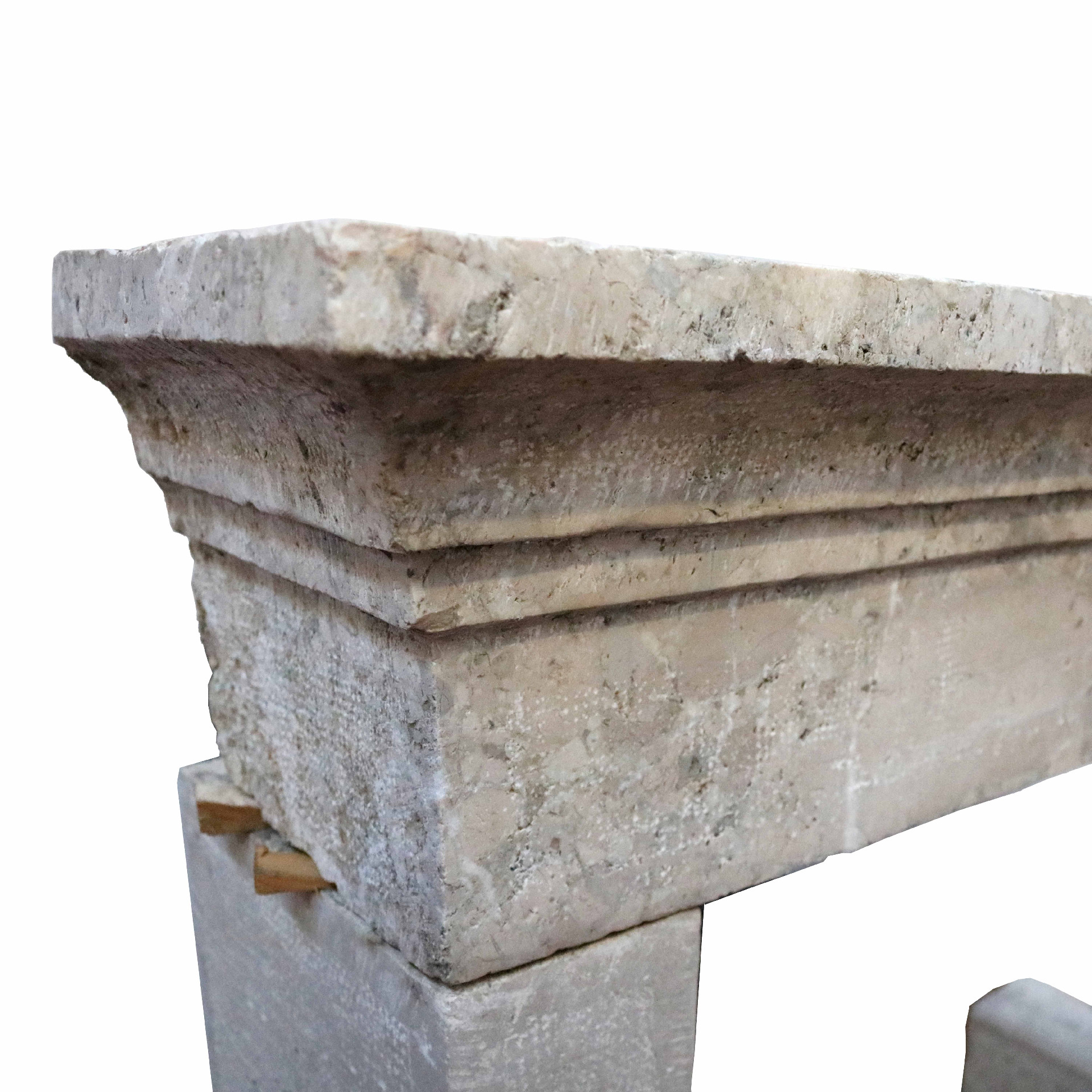 Antique stone fireplace, 127x101 cm h. Period 1800. - 1