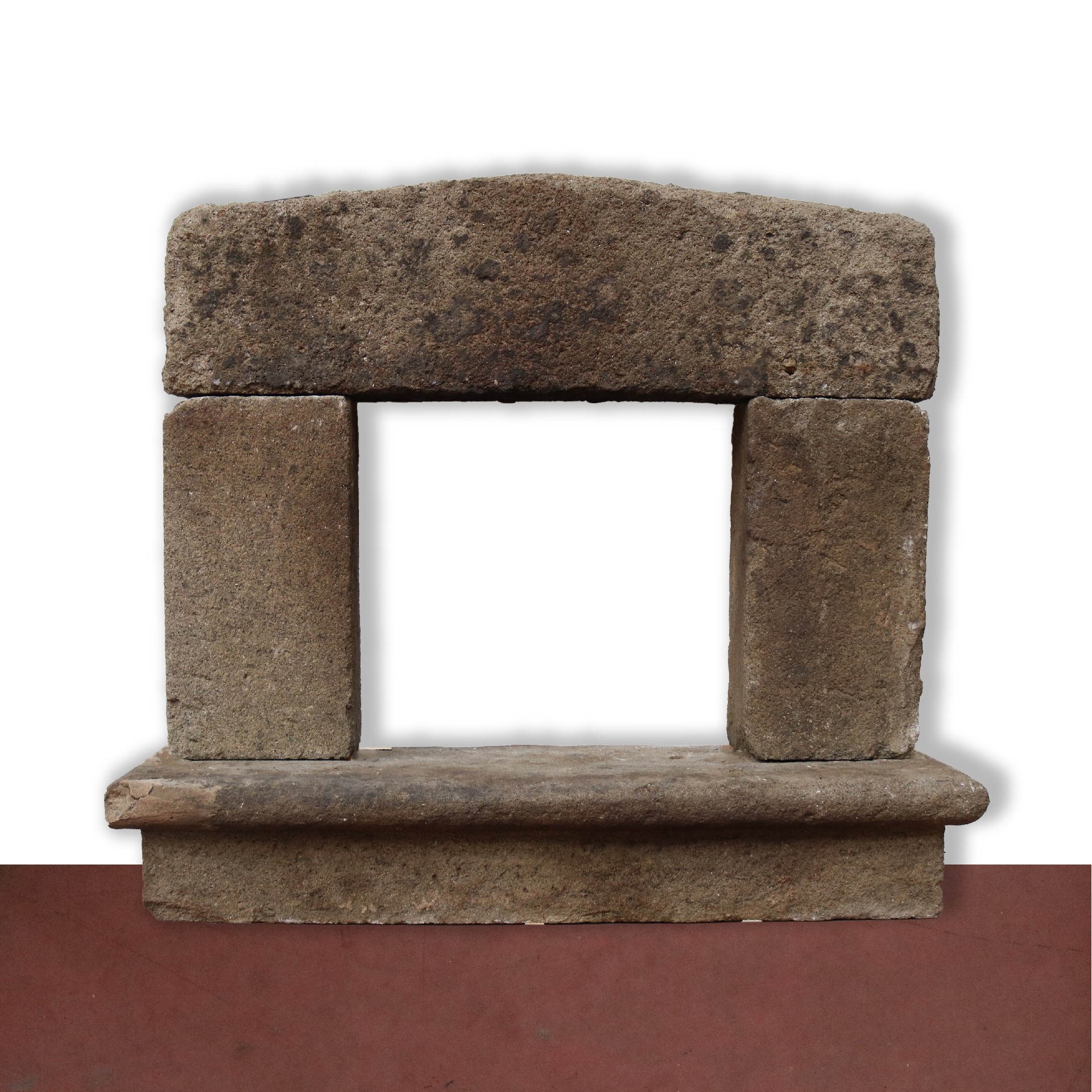 Antico camino in pietra, cm 102x94 h.  - Camini Antichi - Camini e Accessori - Prodotti - Antichità Fiorillo