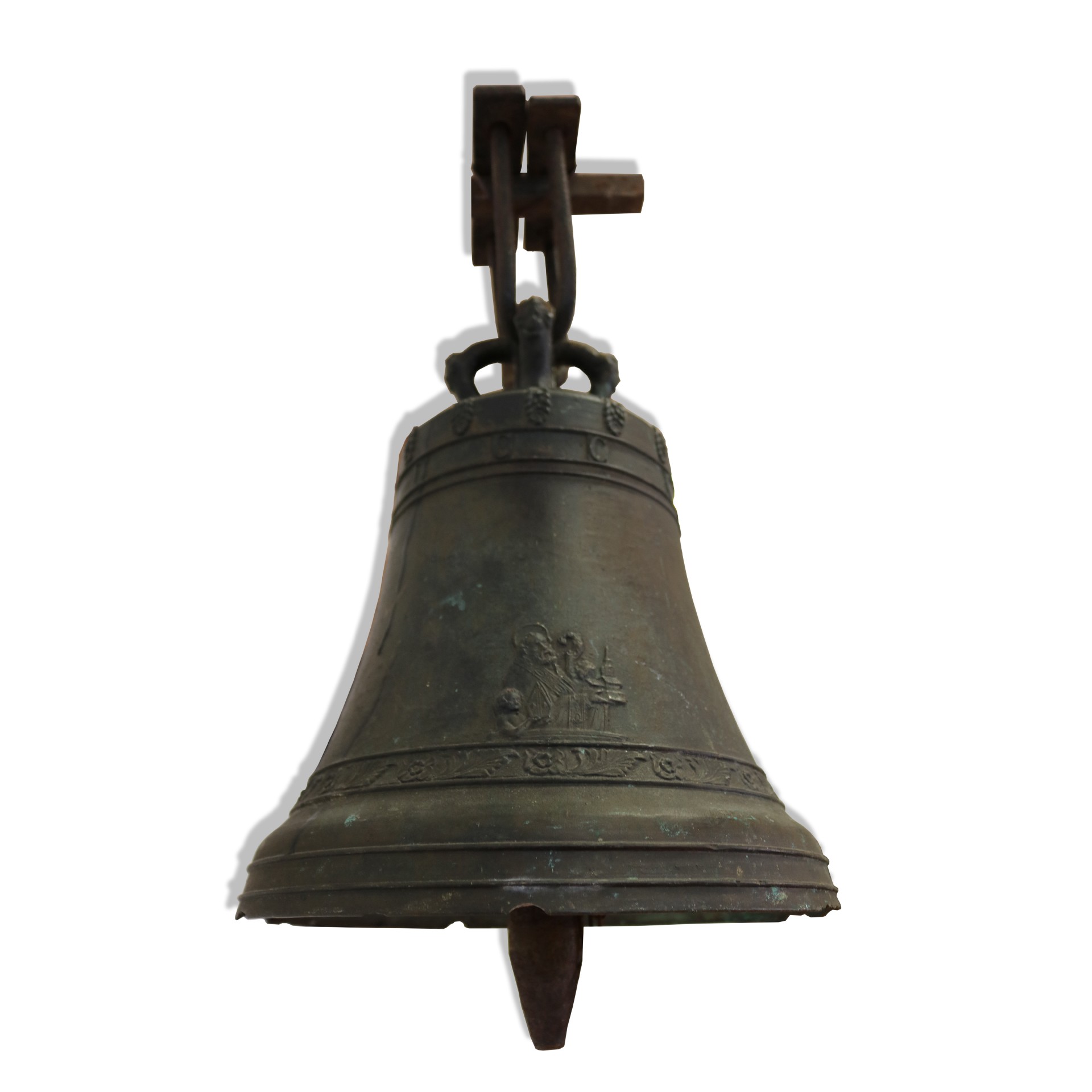 Antica campana in bronzo datata 1854. - Elementi Architettonici - Architettura - Prodotti - Antichità Fiorillo