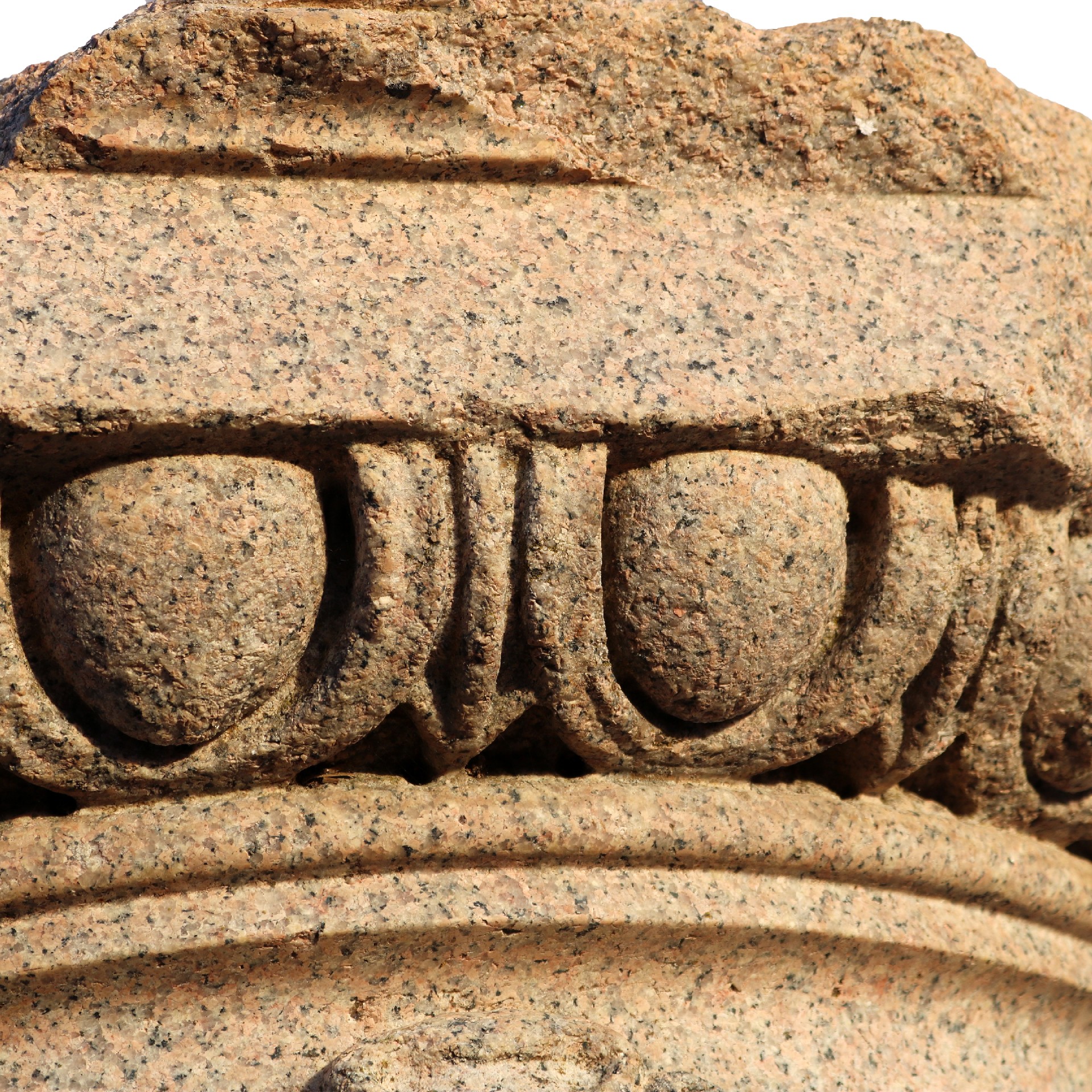 Antico capitello in granito rinascimentale. - 1