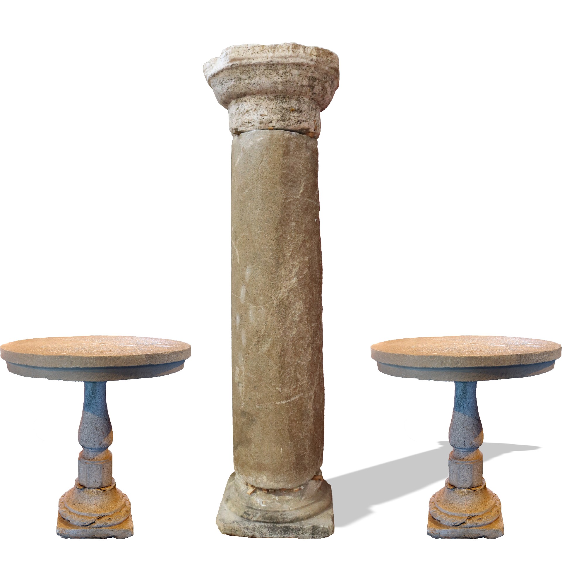 Colonna antica in Granito. Epoca Romana Imperiale e tardo antica. - Colonne antiche - Architettura - Prodotti - Antichità Fiorillo