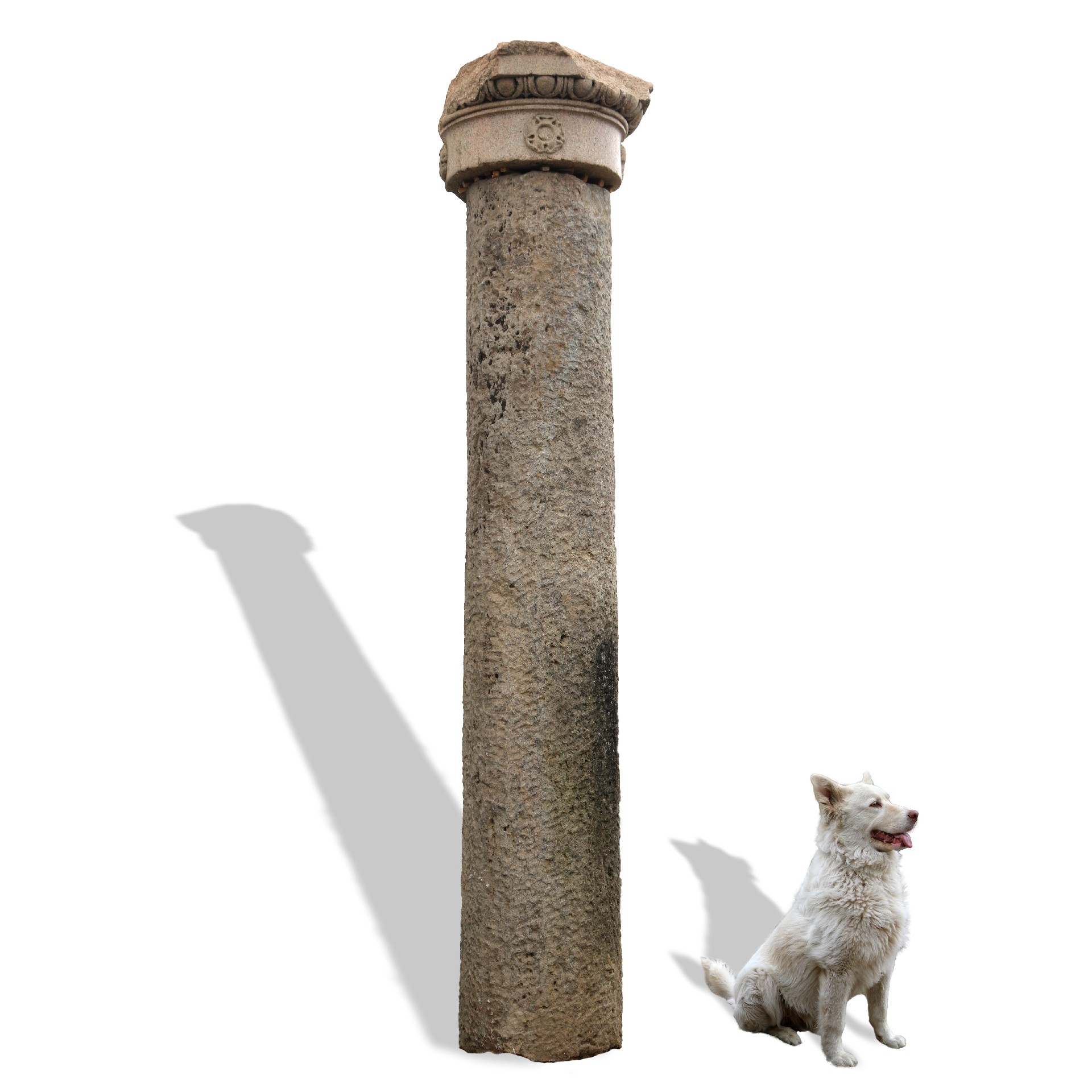 Antica colonna in pietra monumentale. - Colonne antiche - Architettura - Prodotti - Antichità Fiorillo