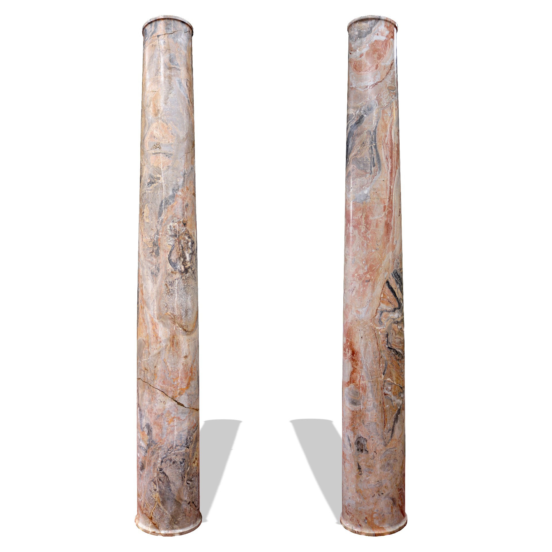 Coppia di colonne antiche in marmo. Epoca 1800. - 1
