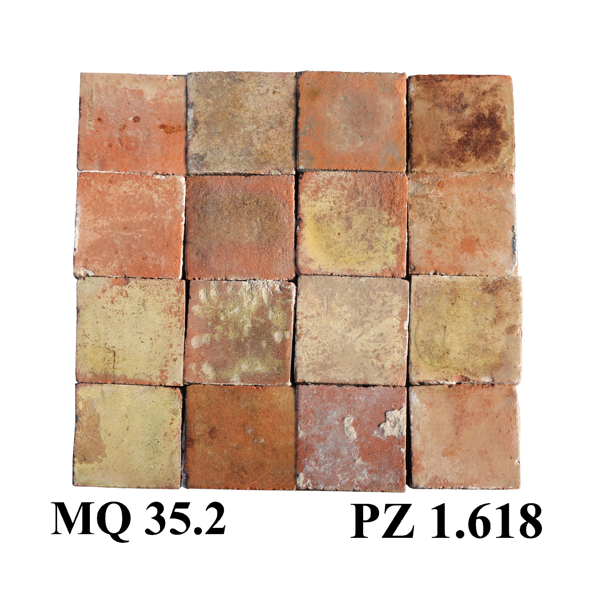 Pavimentazione antica in cotto. cm 14/14.5x14/14.5. - Pavimenti in Cotto - Pavimentazioni Antiche - Prodotti - Antichità Fiorillo