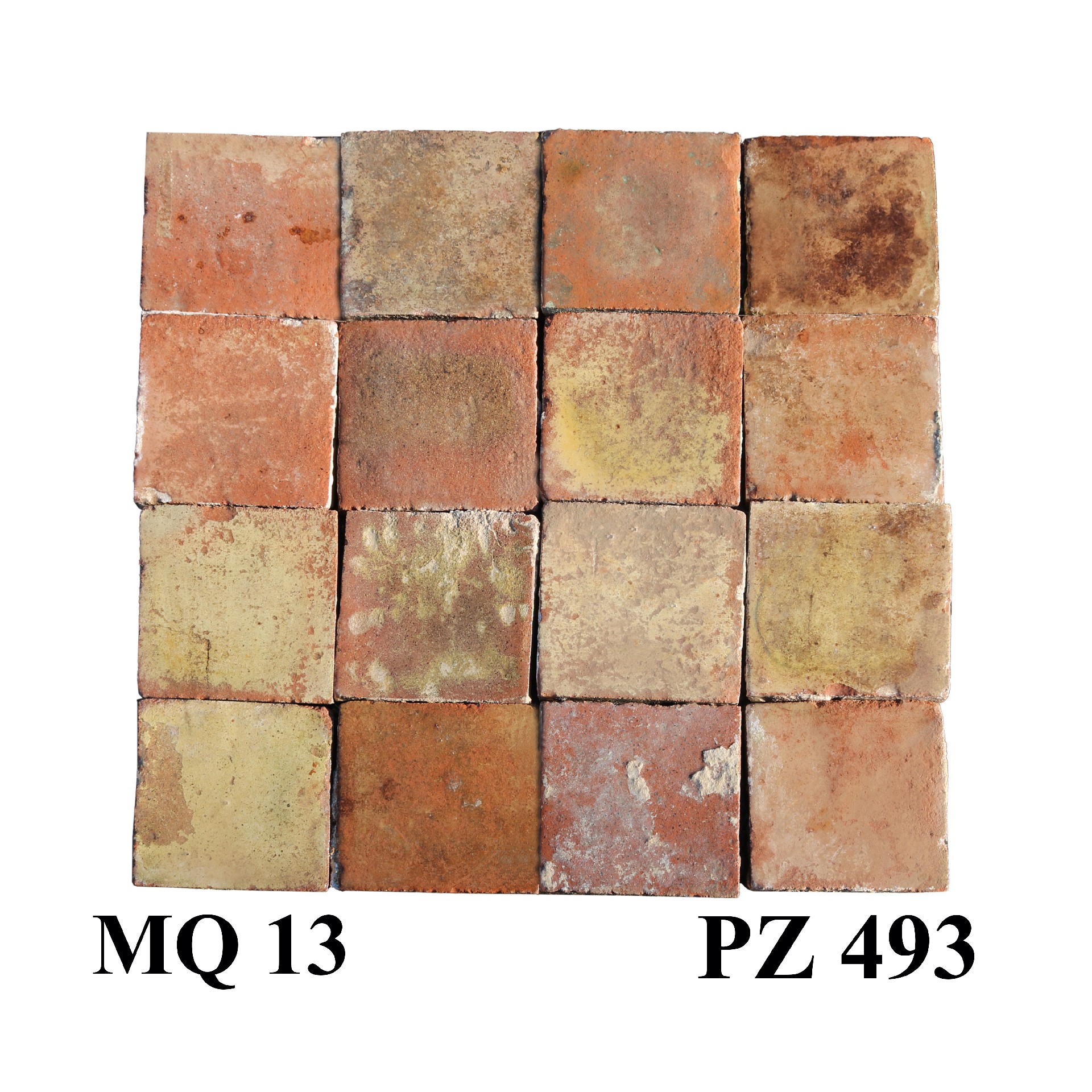 Antica pavimentazione in cotto. cm 16/16.5x16/16.5 - Pavimenti in Cotto - Pavimentazioni Antiche - Prodotti - Antichità Fiorillo