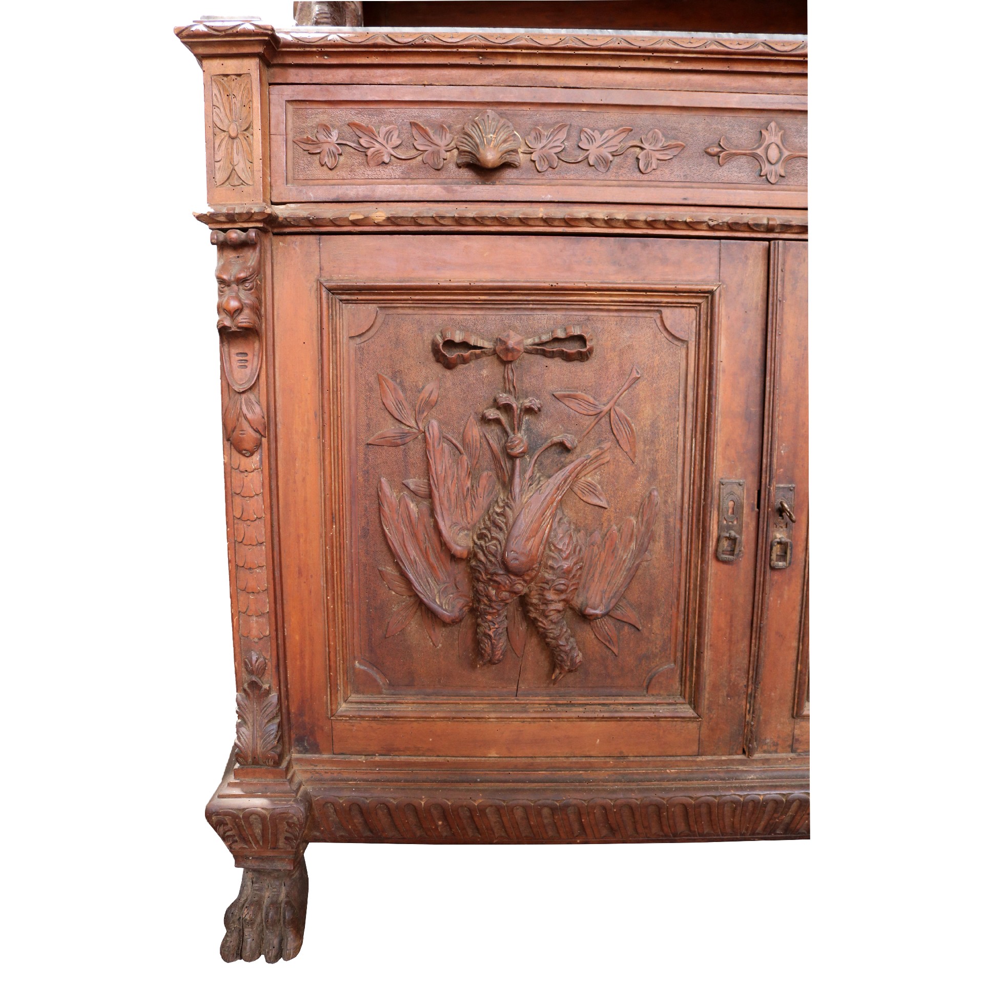 Credenza antica in legno. Epoca primi '900. - 1