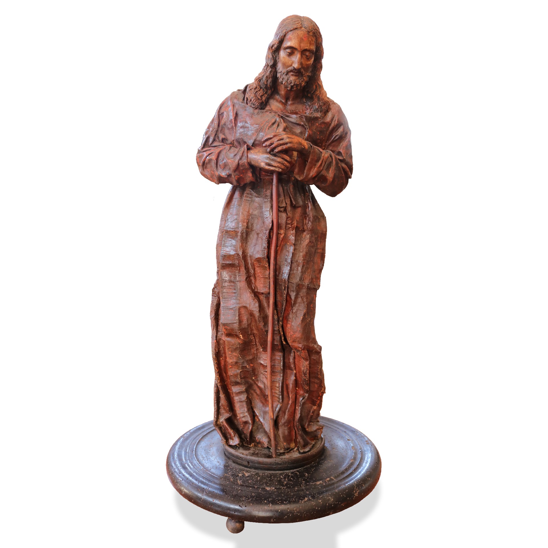 Rara Scultura raffigurante Cristo. Epoca XVIII sec. - Statue Antiche - Sculture Antiche - Prodotti - Antichità Fiorillo