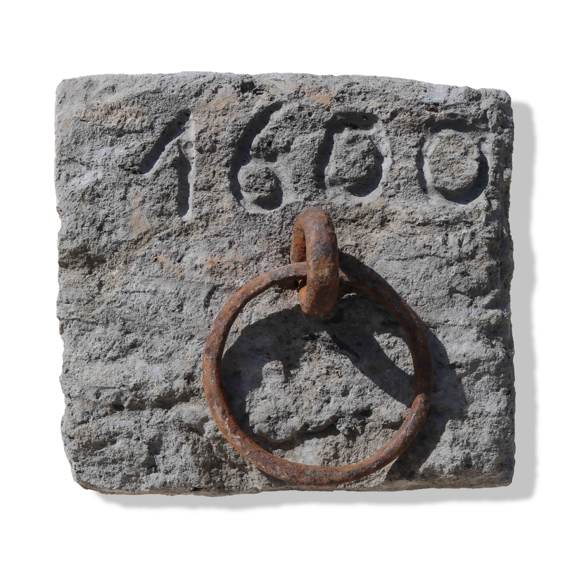 Ferma cavallo antico in pietra datato 1600. - 1