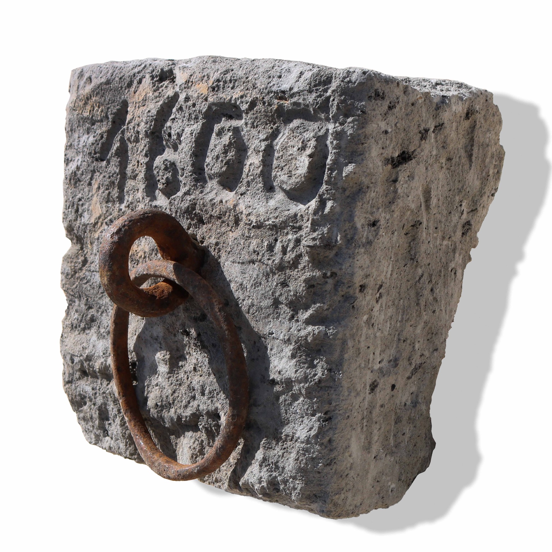 Ferma cavallo antico in pietra datato 1600. - 1
