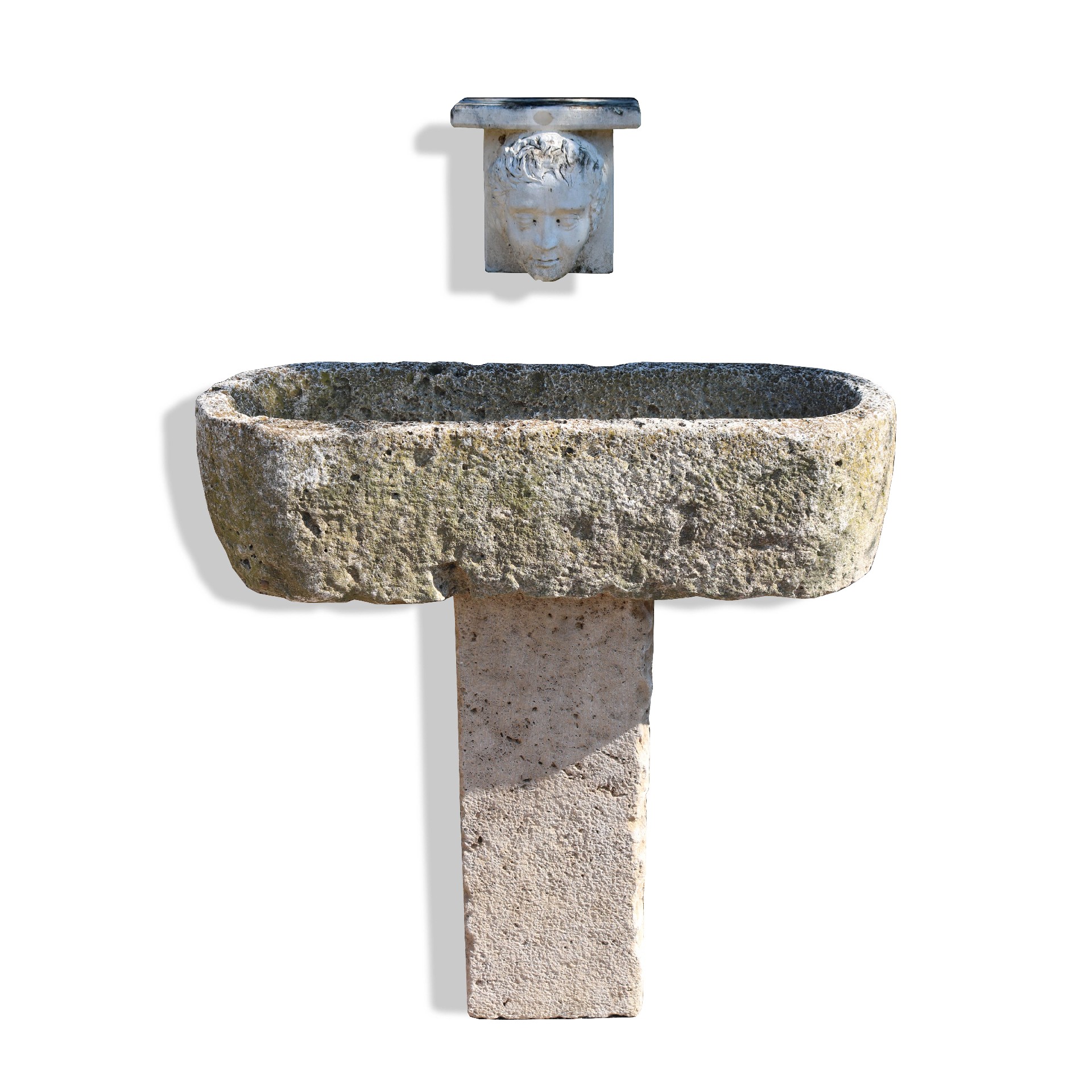 Fontana antica in pietra. - Fontane Antiche - Arredo Giardino - Prodotti - Antichità Fiorillo