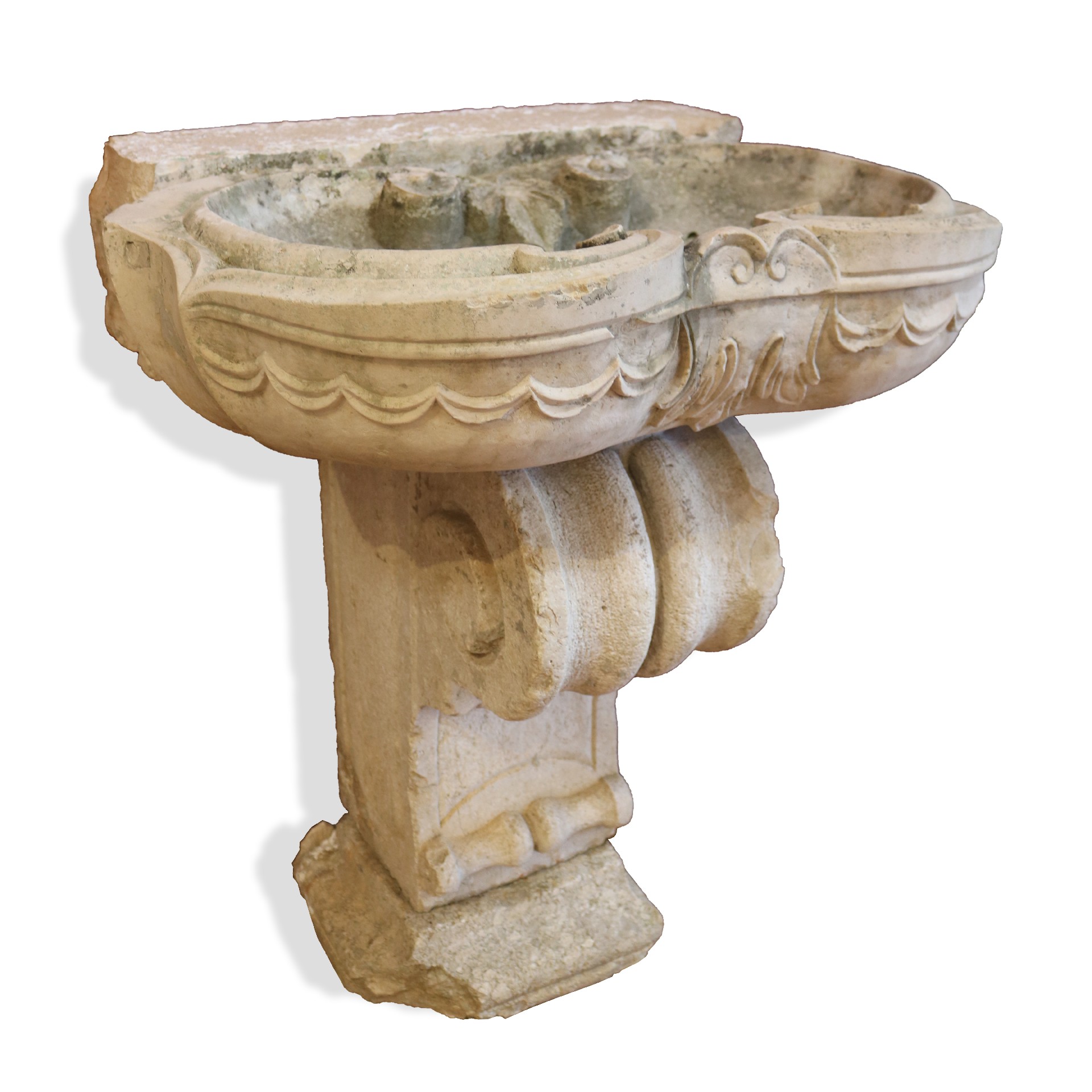 Fontana antica in pietra.  - Fontane Antiche - Arredo Giardino - Prodotti - Antichità Fiorillo