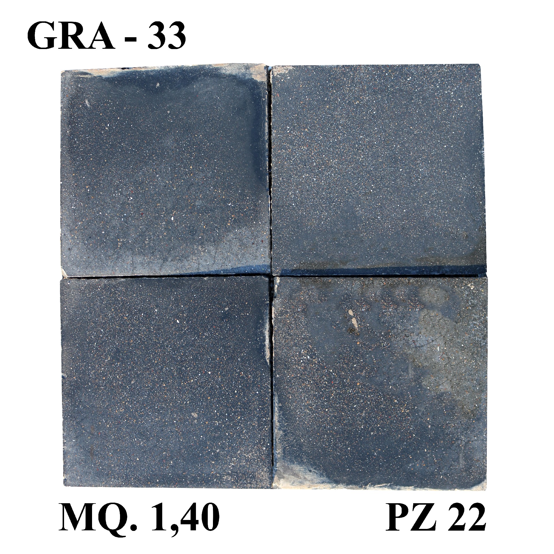 Antica pavimentazione in graniglia cm 25x25 - Cementine e Graniglie - Pavimentazioni Antiche - Prodotti - Antichità Fiorillo