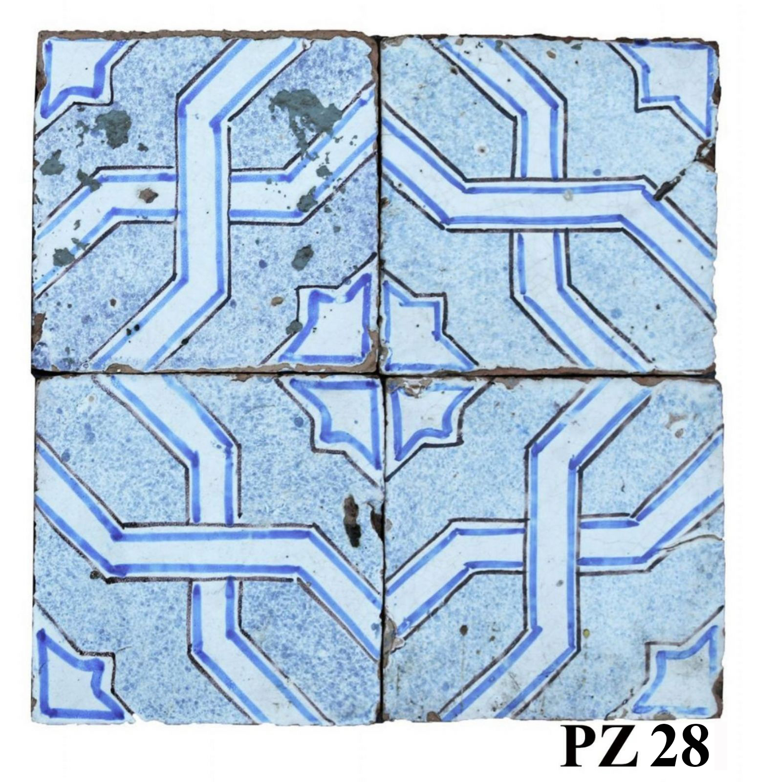 Antica pavimentazione in maiolica - Maioliche Antiche - Pavimentazioni Antiche - Prodotti - Antichità Fiorillo