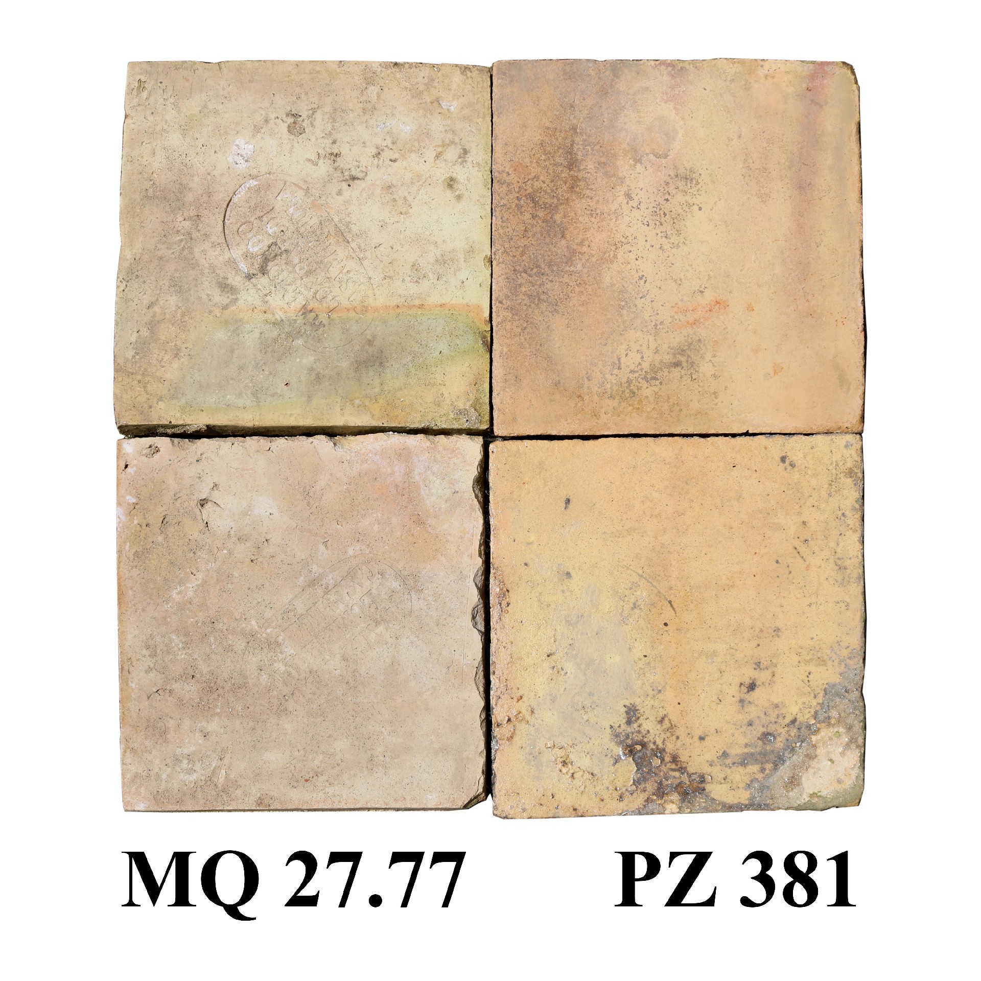 Pavimentazione antica in cotto. cm 27x27. - Pavimenti in Cotto - Pavimentazioni Antiche - Prodotti - Antichità Fiorillo