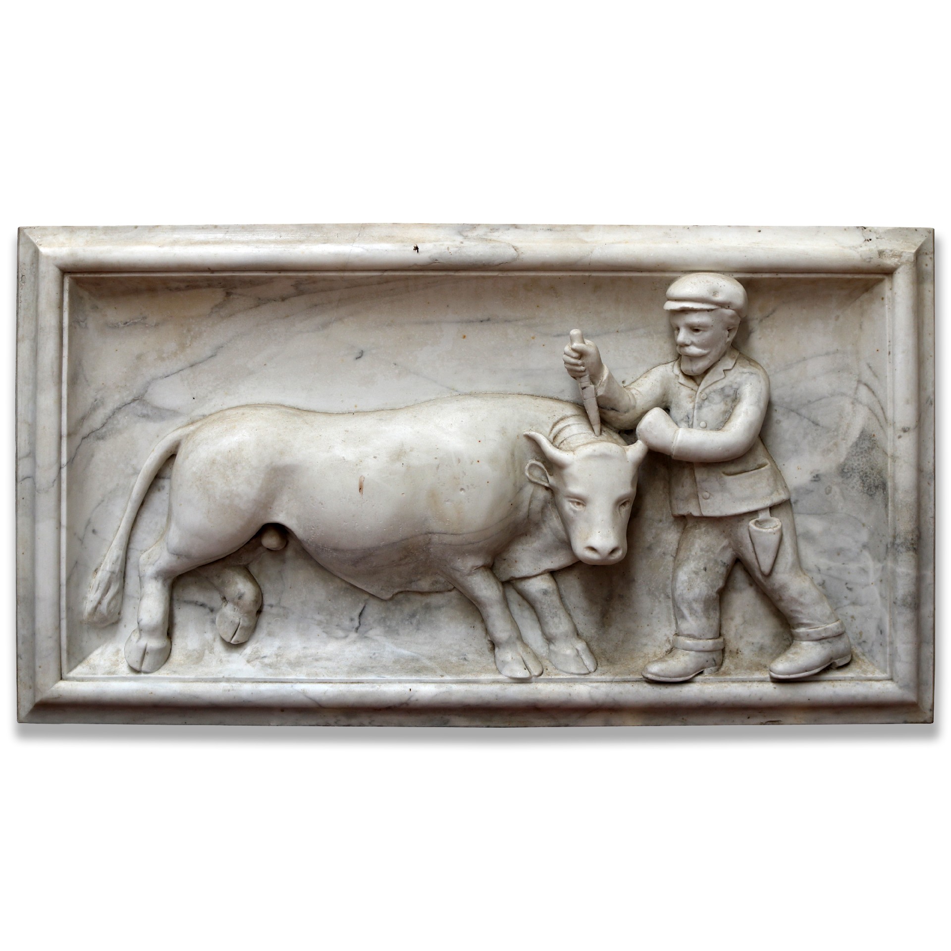 Antico pannello in marmo. - 1