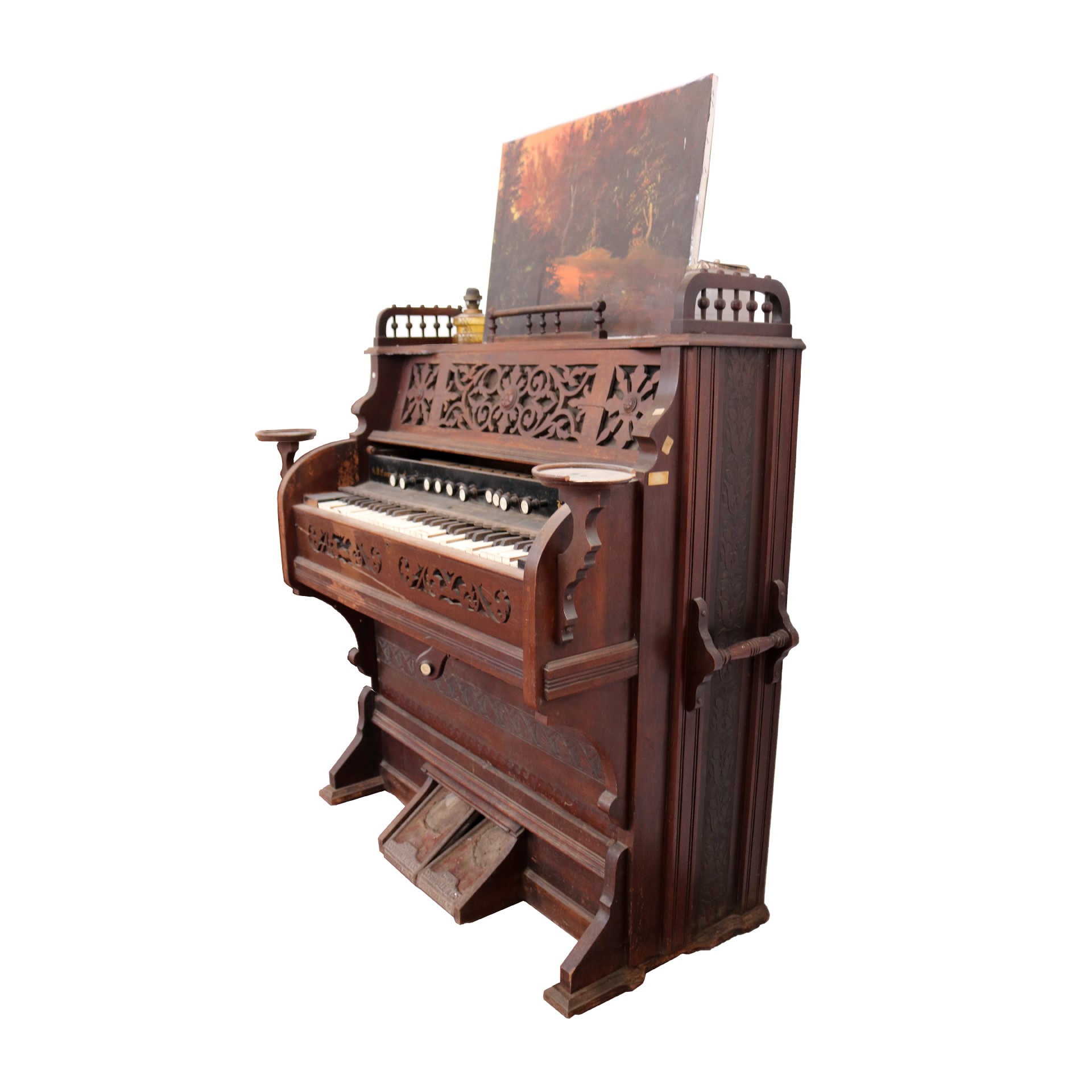 Antico organo in legno. - 1