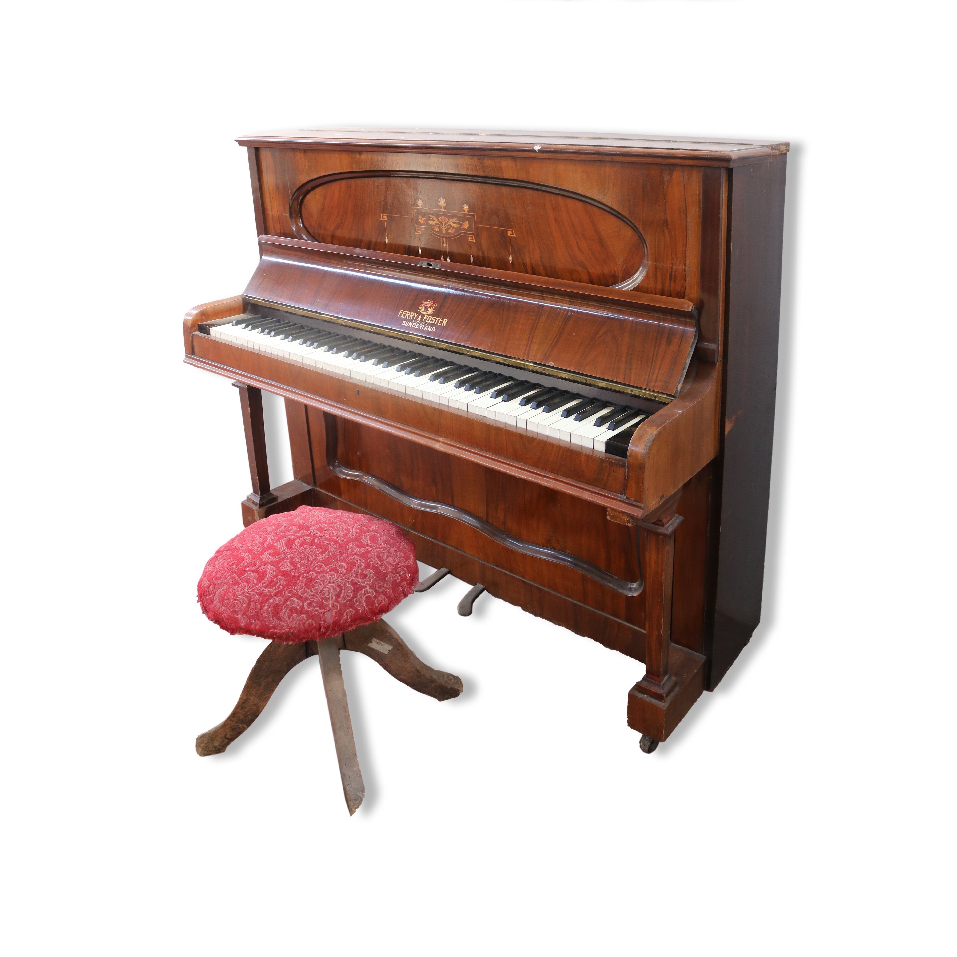 Antico pianoforte in legno - Strumenti musicali - Mobili antichi - Prodotti - Antichità Fiorillo