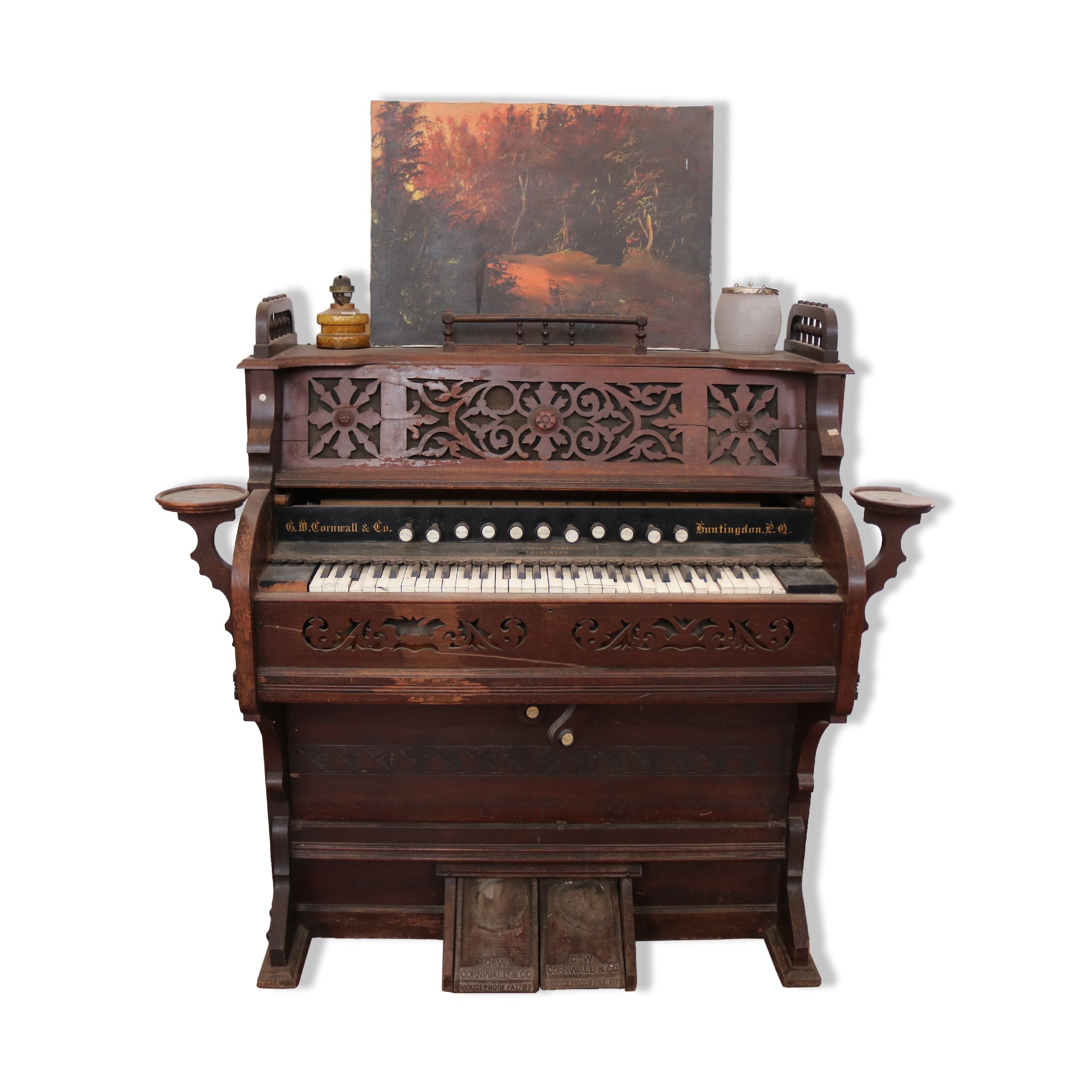 Antico organo in legno. - Strumenti musicali - Mobili antichi - Prodotti - Antichità Fiorillo