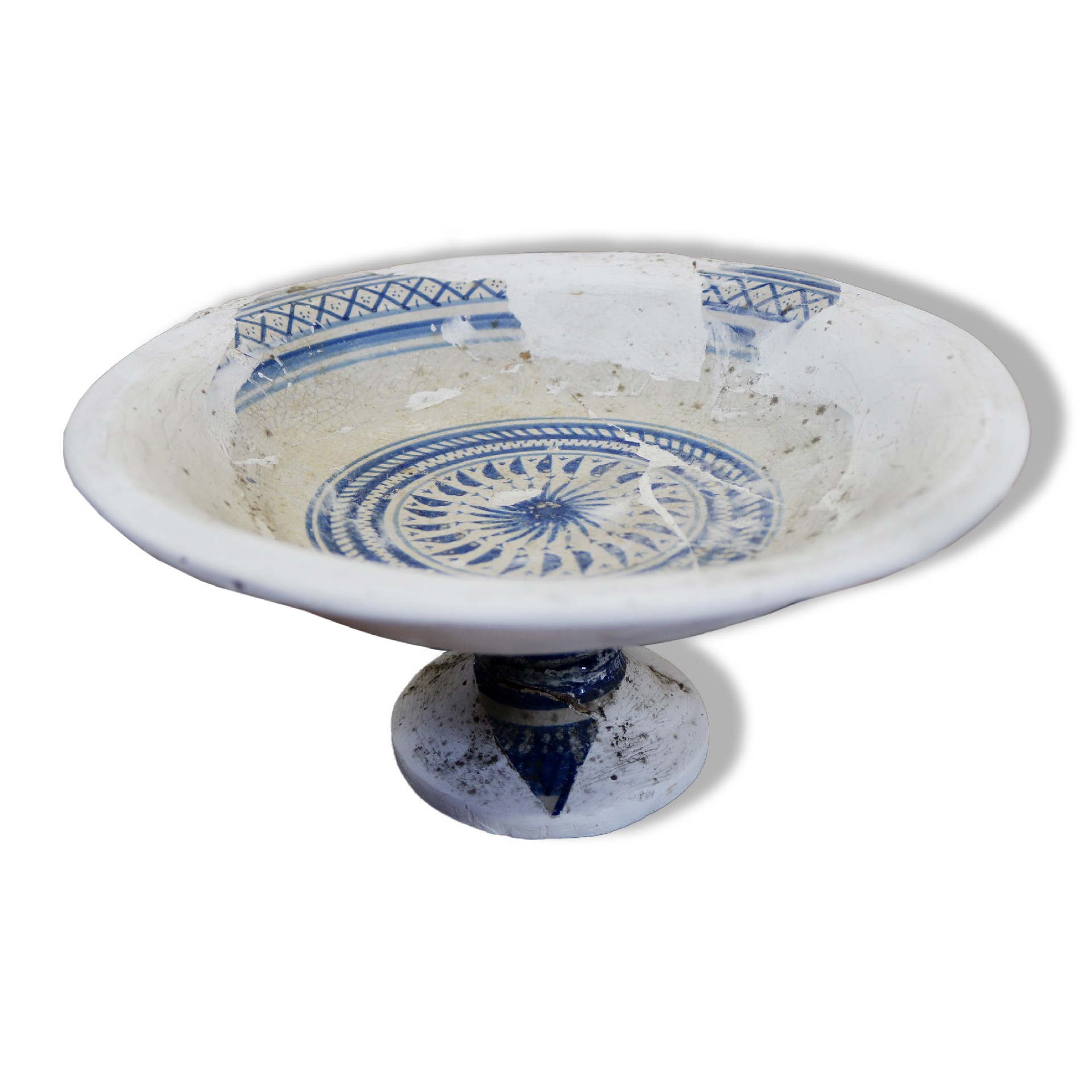 Antica alzatina in maiolica. - Ceramiche - Oggettistica - Prodotti - Antichità Fiorillo