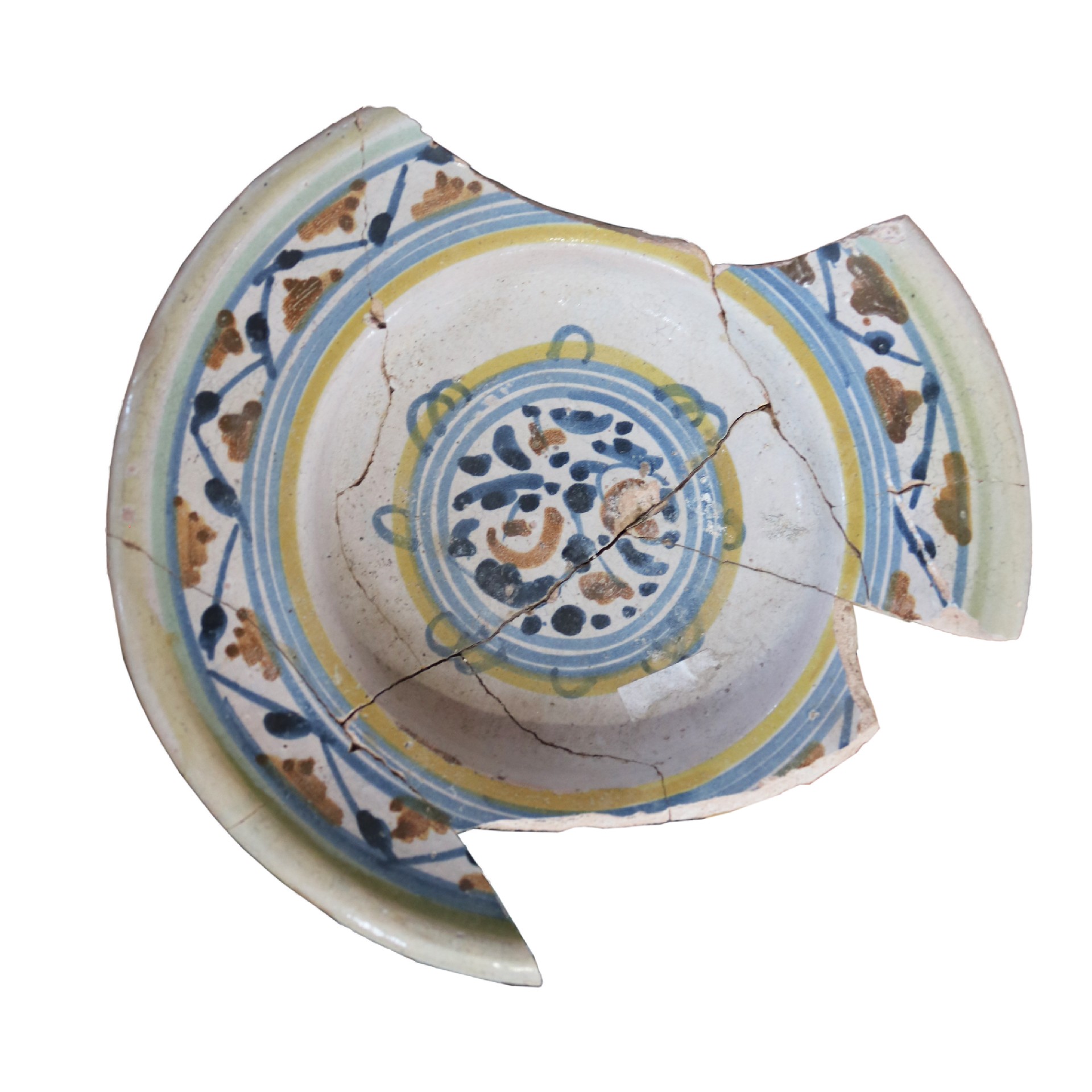 Antico frammento in maiolica - Ceramiche - Oggettistica - Prodotti - Antichità Fiorillo