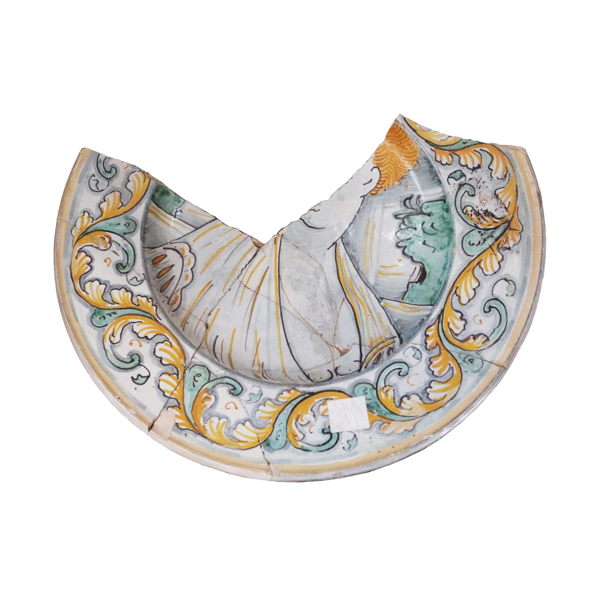 Antico frammento in maiolica - 1