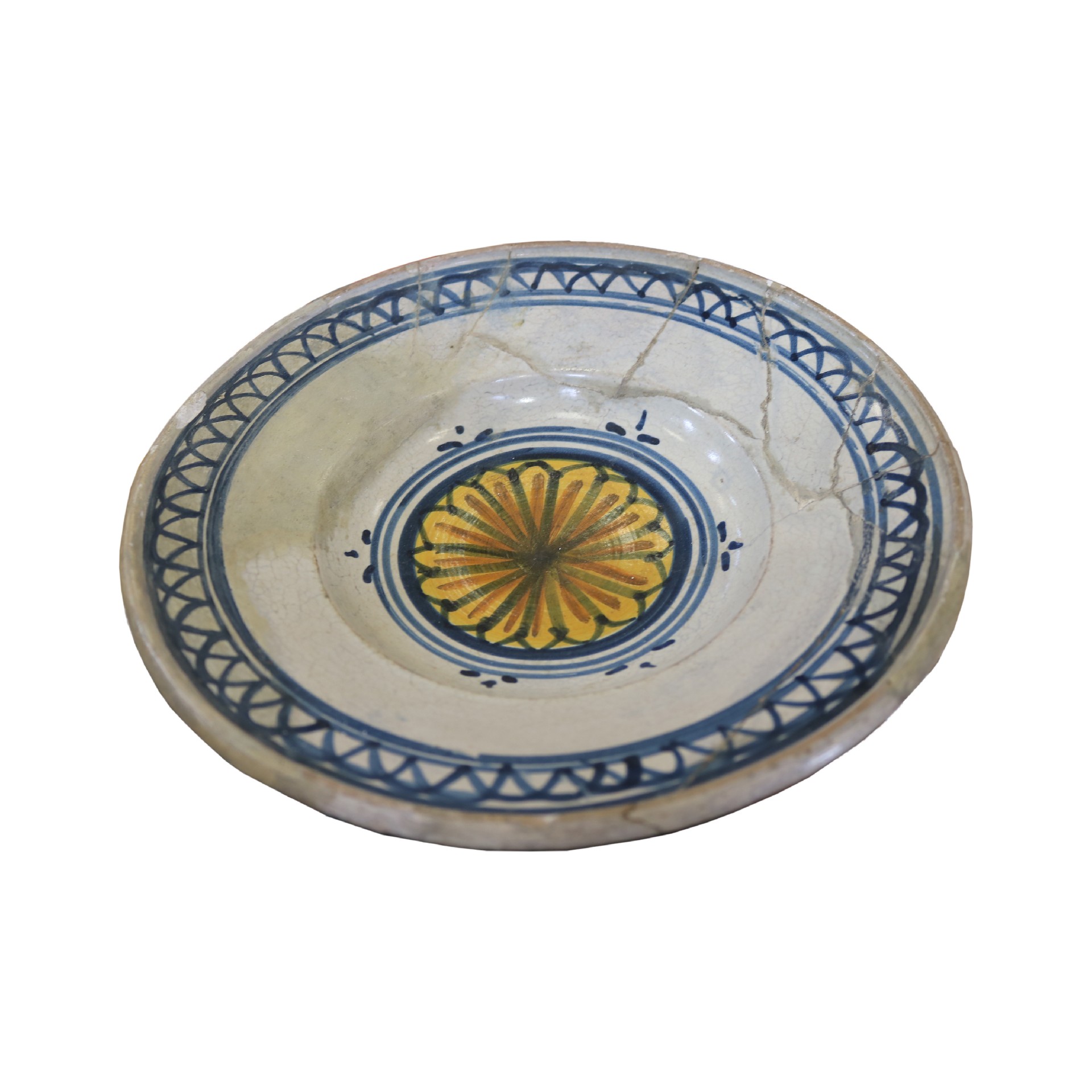 Antico piatto in maiolica. Epoca XVI secolo. - Ceramiche - Oggettistica - Prodotti - Antichità Fiorillo