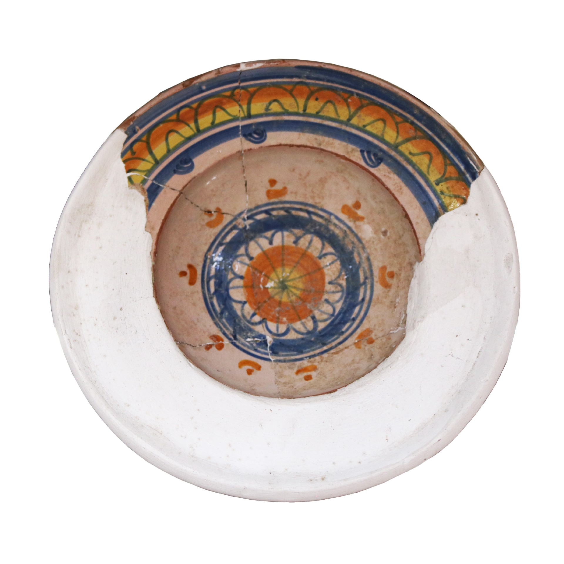 Antico piatto in maiolica. Epoca XVI secolo. - Ceramiche - Oggettistica - Prodotti - Antichità Fiorillo