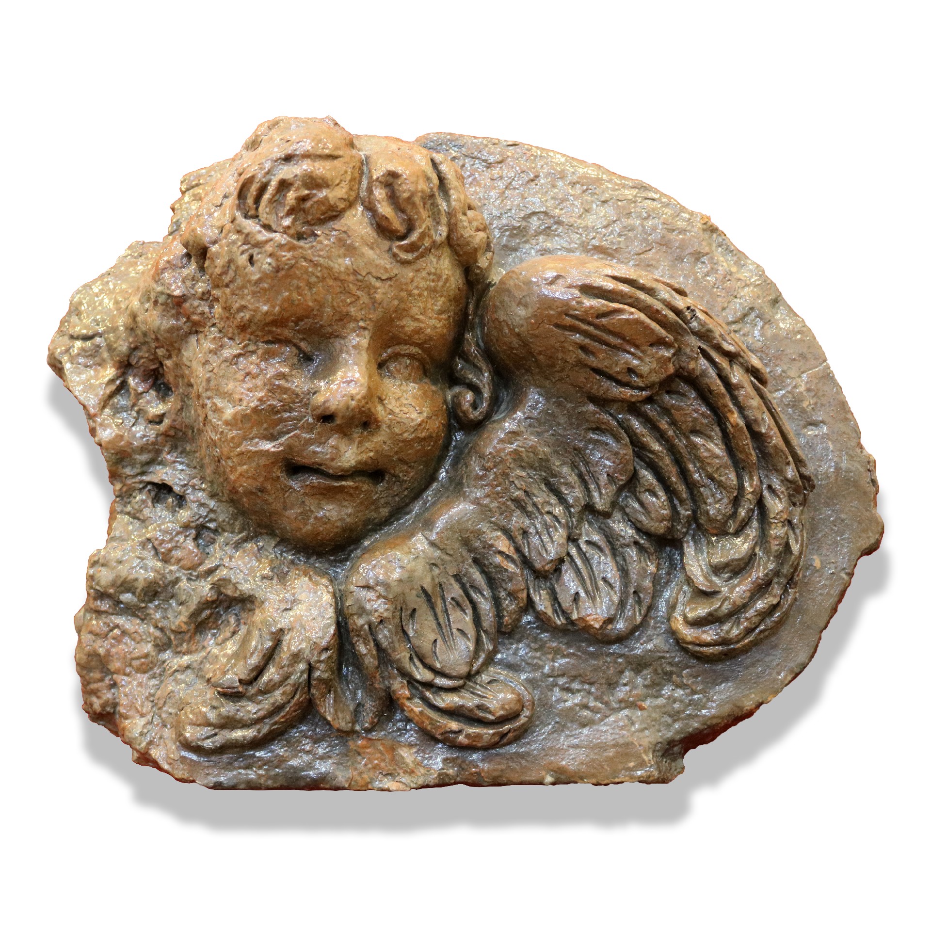 Putto alato in Terracotta. - 1