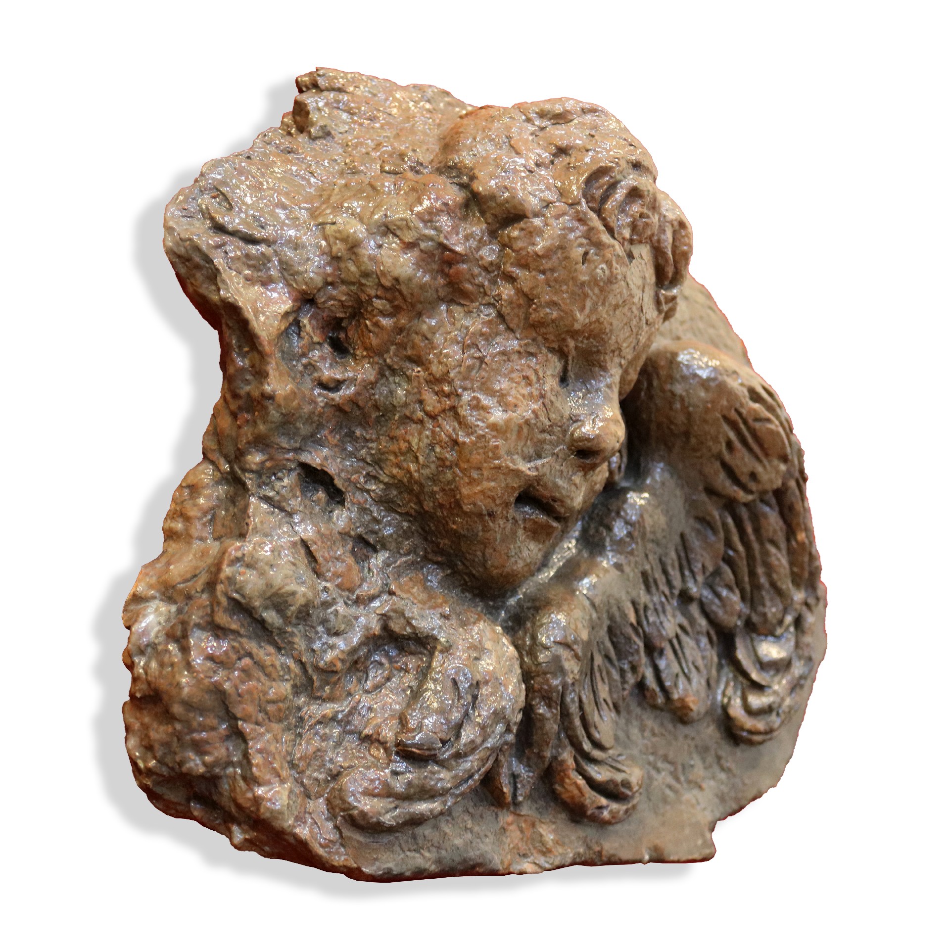 Putto alato in Terracotta. - 1