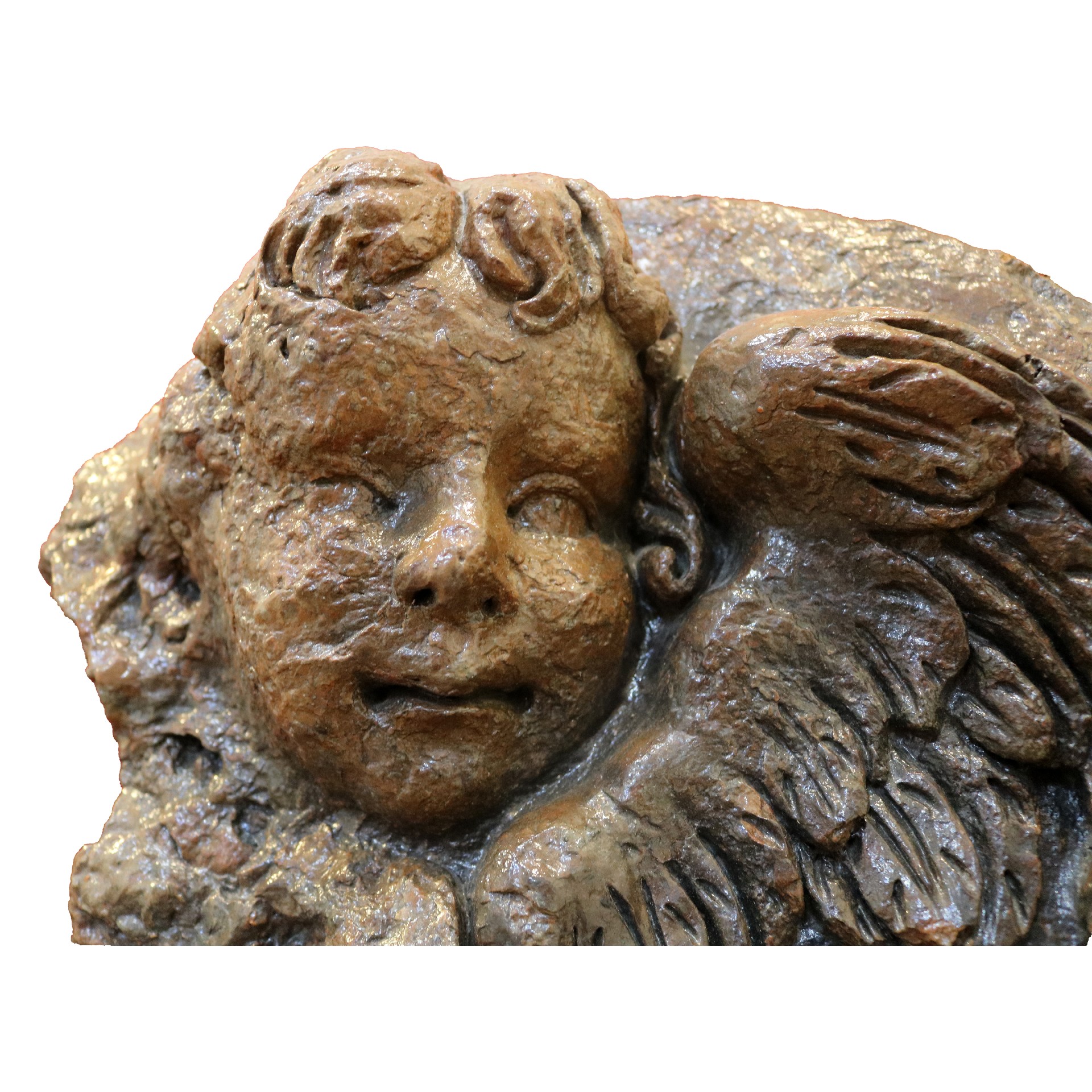 Putto alato in Terracotta. - 1