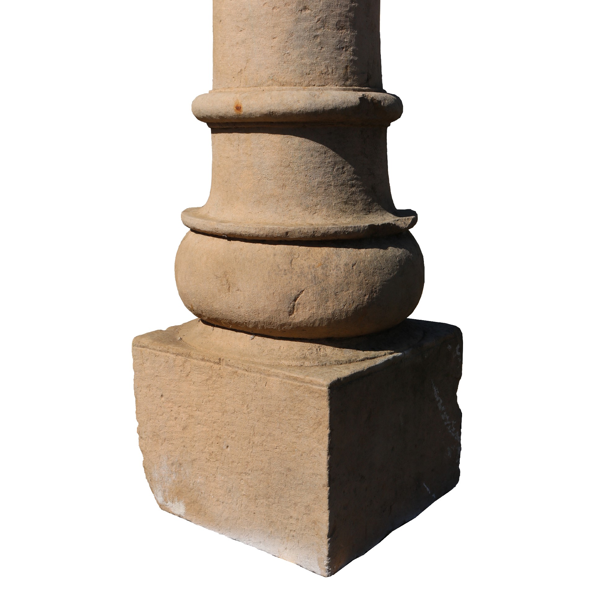 Quattro colonne antiche in pietra. Epoca 1800. - 1