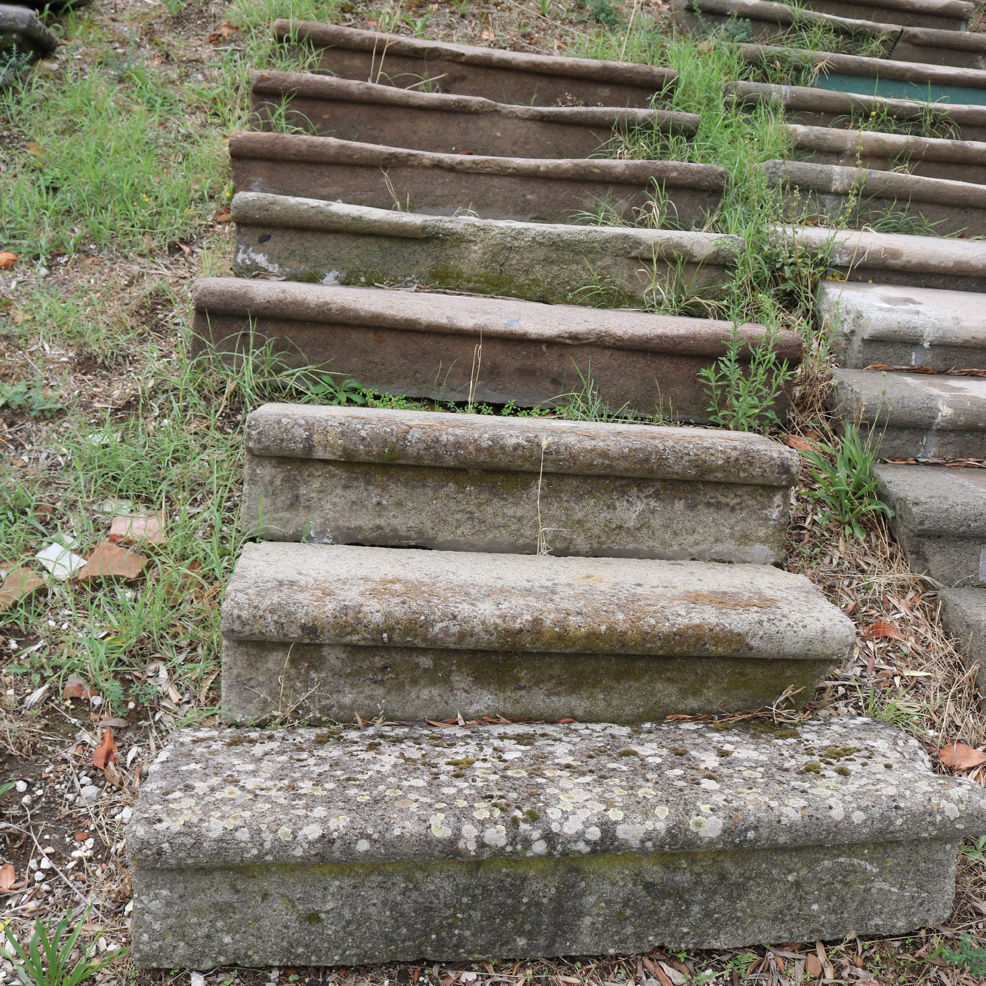 Antica scalinata in pietra - Scale Antiche - Architettura - Prodotti - Antichità Fiorillo