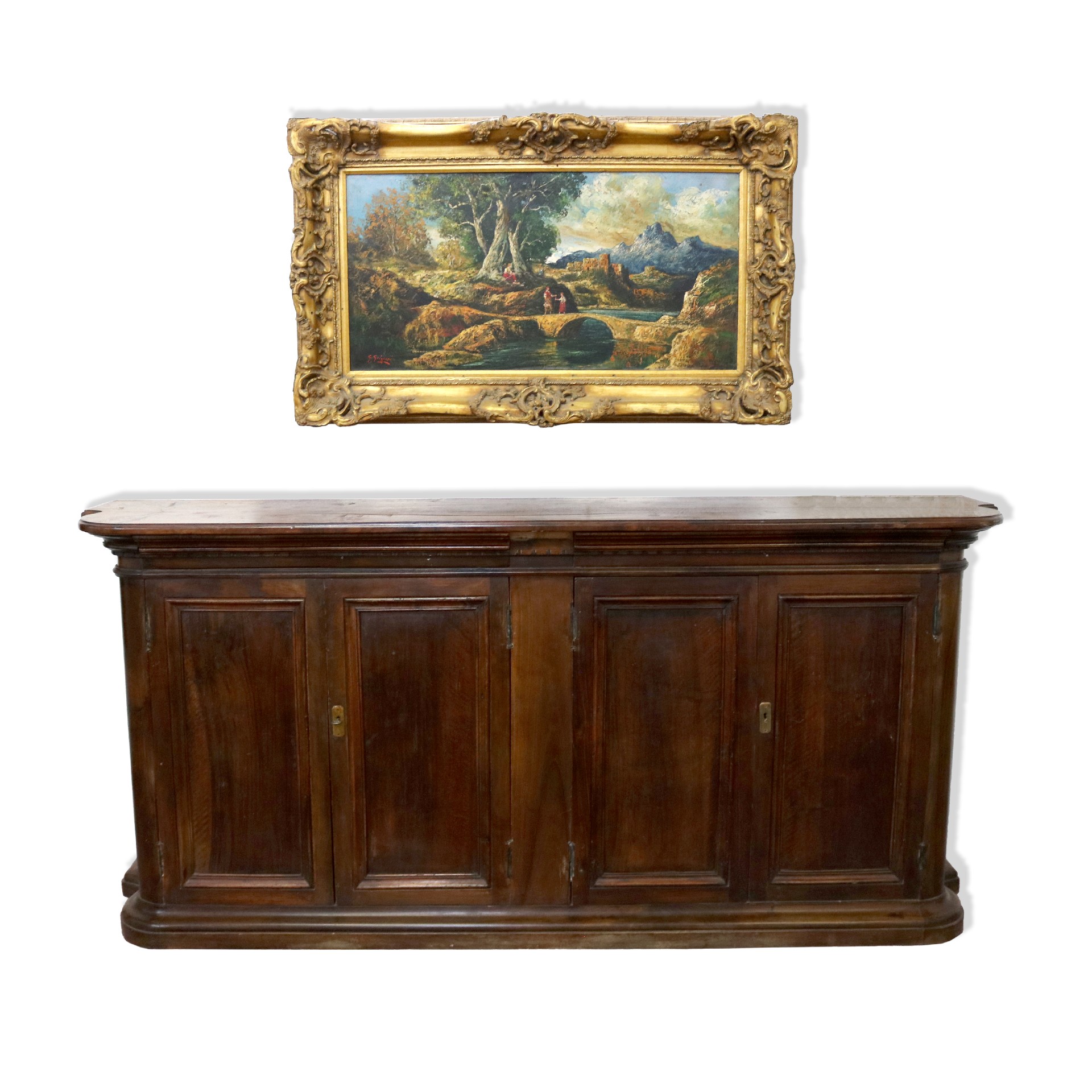 Servante antica in legno. Epoca 1800. - 1