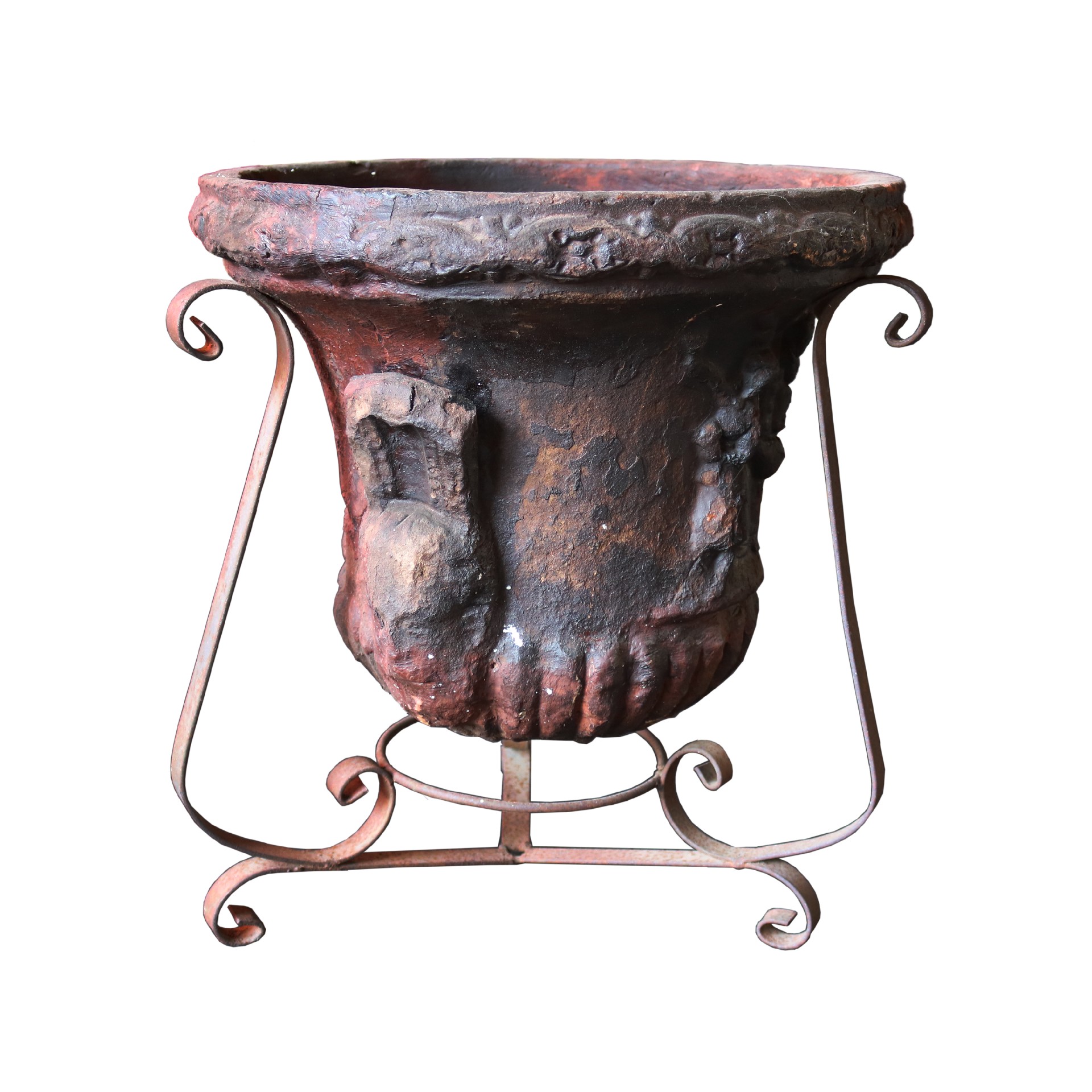 Antico vaso in terracotta. - Orci Vasi e Mortai - Arredo Giardino - Prodotti - Antichità Fiorillo