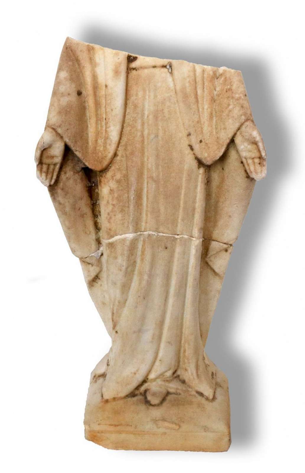 Antico frammento di scultura in marmo. Epoca 1800. - Statue Antiche - Sculture Antiche - Prodotti - Antichità Fiorillo